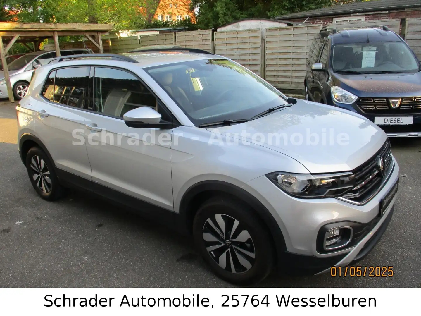 Volkswagen T-Cross 1.0 TSI "MOVE" -NAVI-PDC-ALU-Li+Si Silber - 1