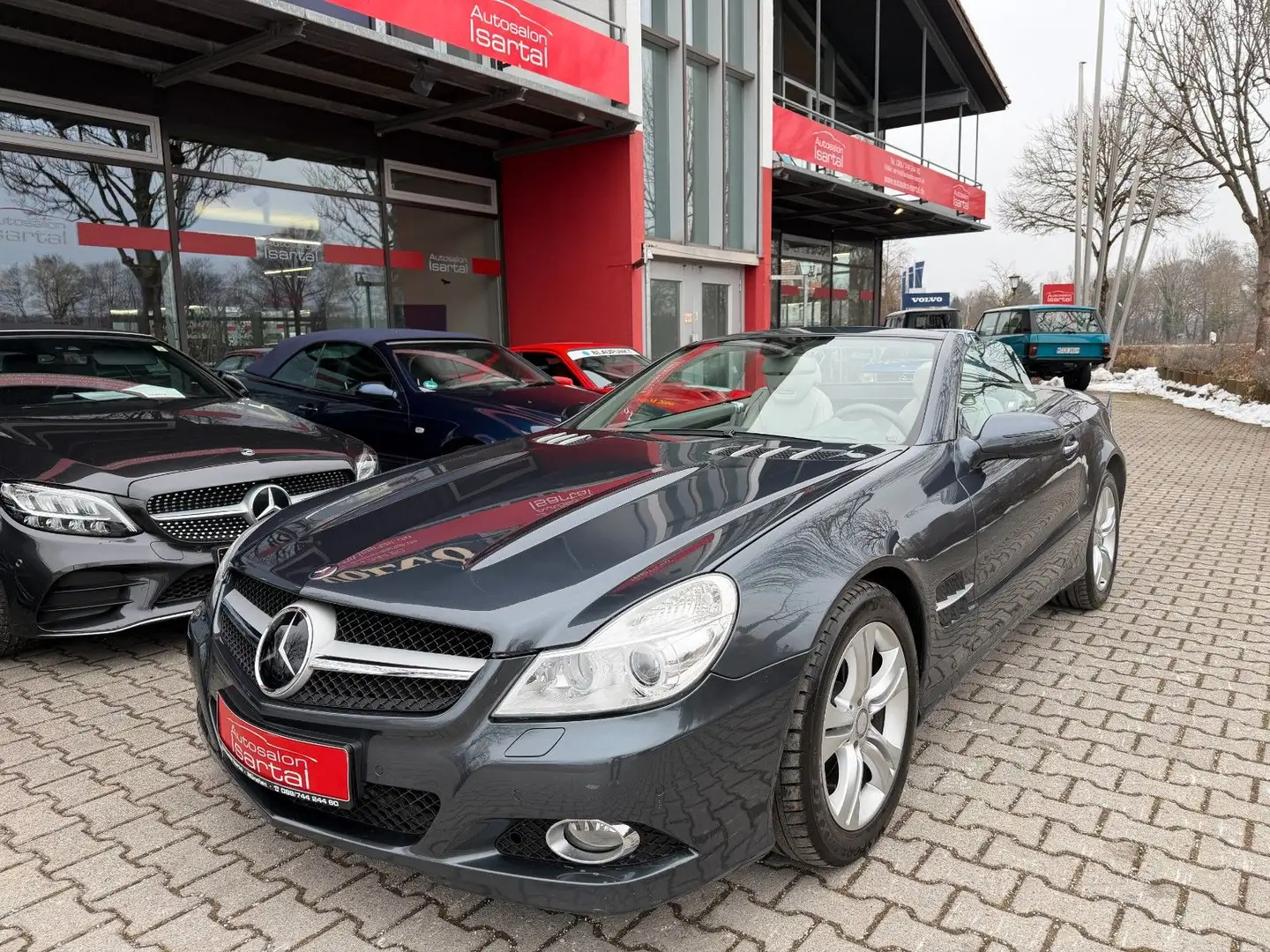 Mercedes-Benz SL 350 -tenoritgrau-  69tkm !- gr. Service neu Grau - 2
