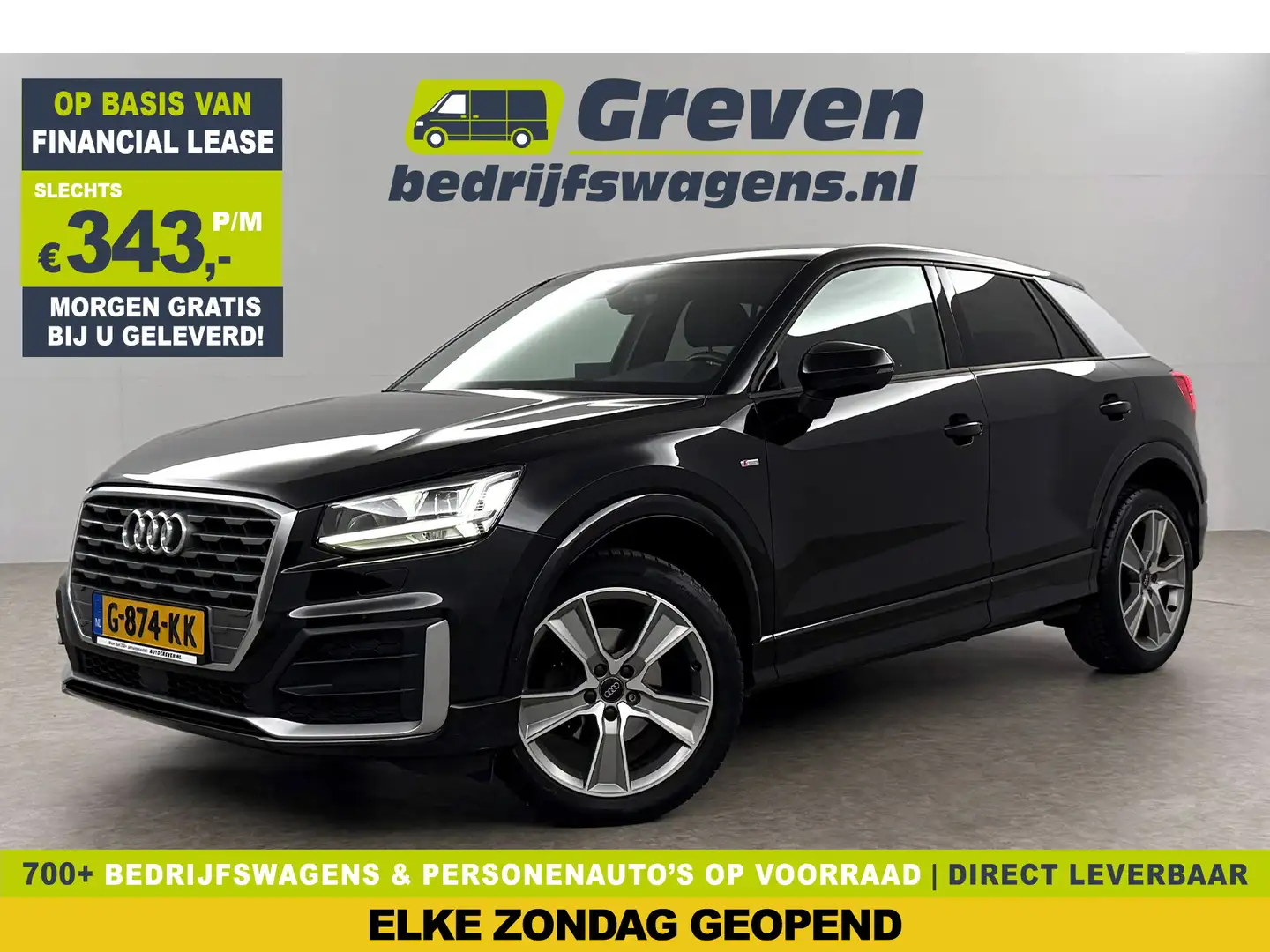 Audi Q2 35 TFSI 150PK S Line LED Carplay Clima Cruise Navi Negro - 1