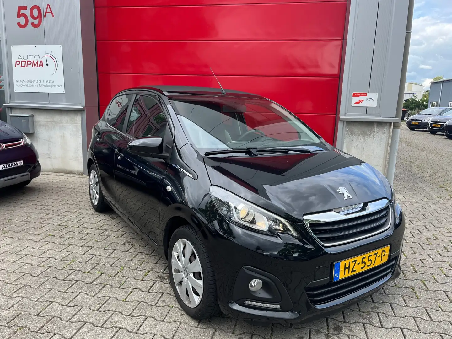 Peugeot 108 1.0 69 pk e-VTi Active TOP! Airco en CABRIO DAK , Schwarz - 1