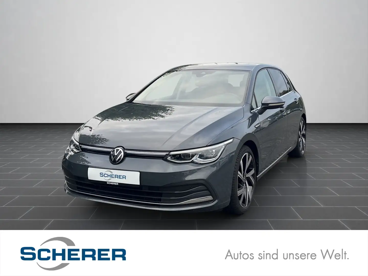 Volkswagen Golf VIII 2.0 TDI DSG Style Navi, ACC, Sportfahr Grau - 1