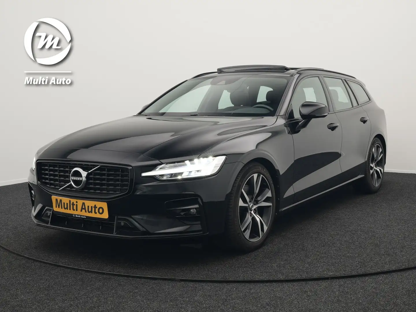 Volvo V60 B4 R-Design Automaat 198pk | Panodak | Adaptive Cr Zwart - 1
