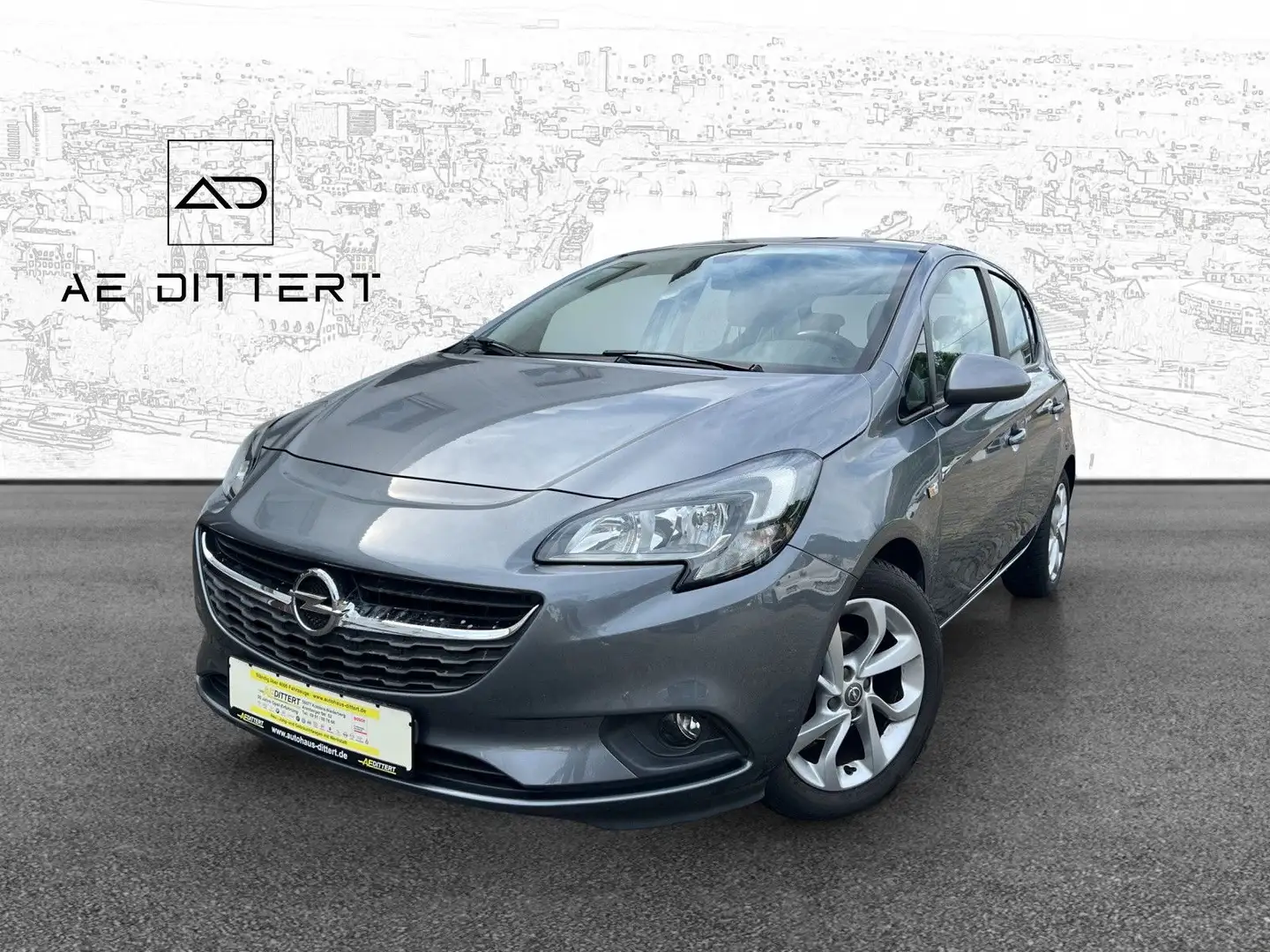 Opel Corsa E Active ++Apple CarPlay+TEMP++ Gris - 1