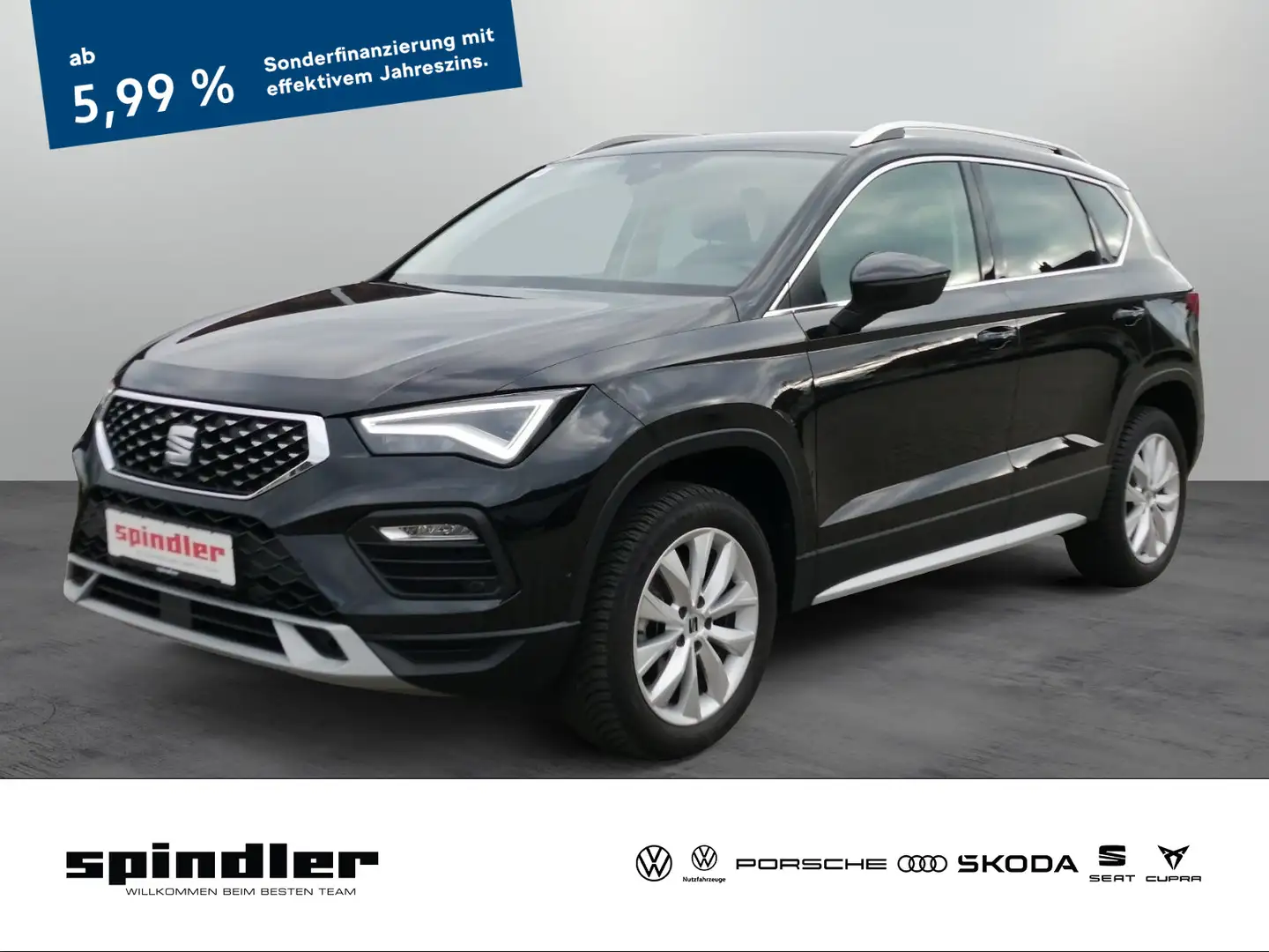 SEAT Ateca Xperience 1.5 TSI DSG / LED, Tempomat, RFK Schwarz - 1