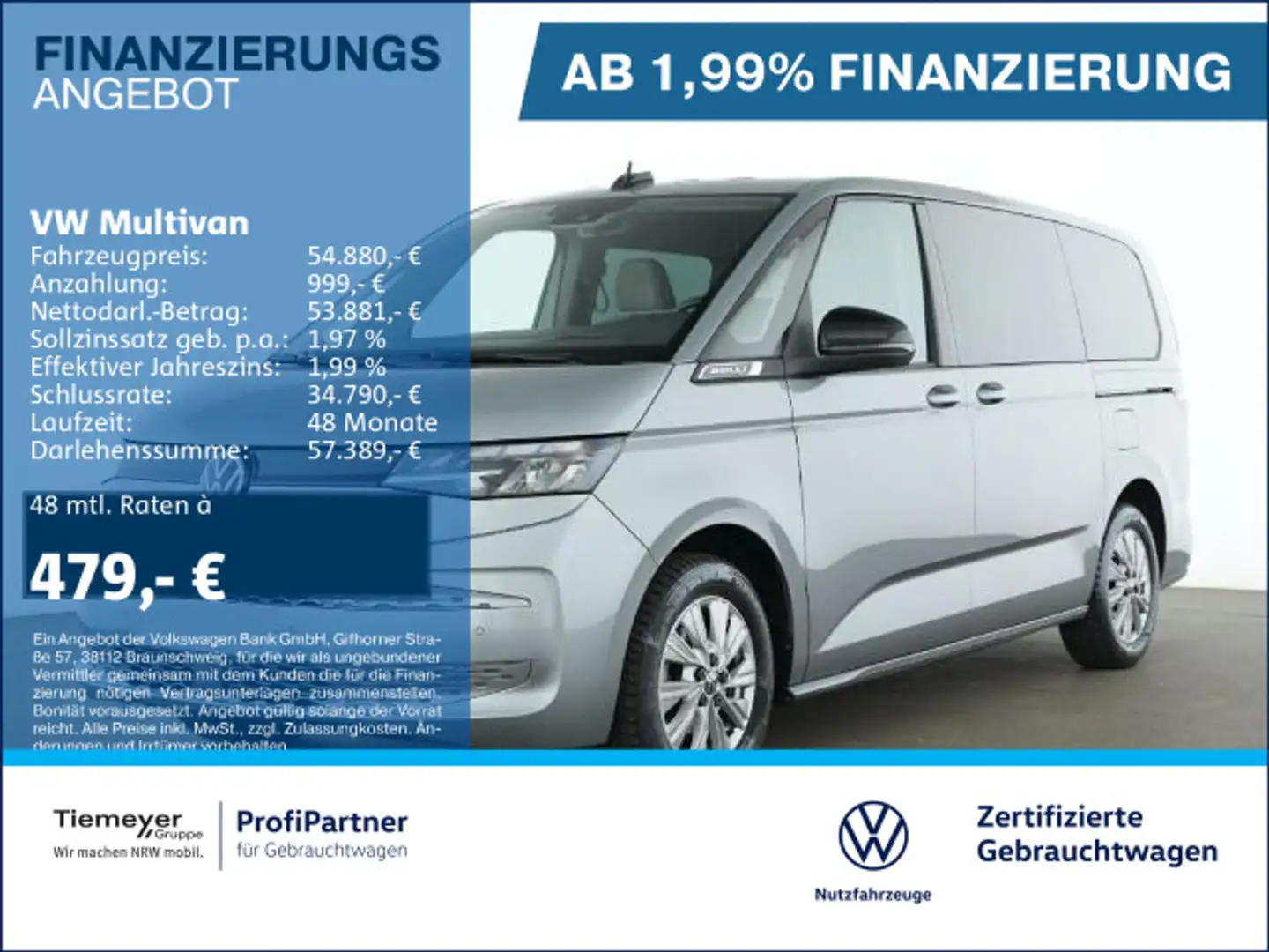 Volkswagen T7 Multivan T7 Multivan TDI LÜ LANG VIS-A-VIS AHK ST.HEIZ Silber - 1