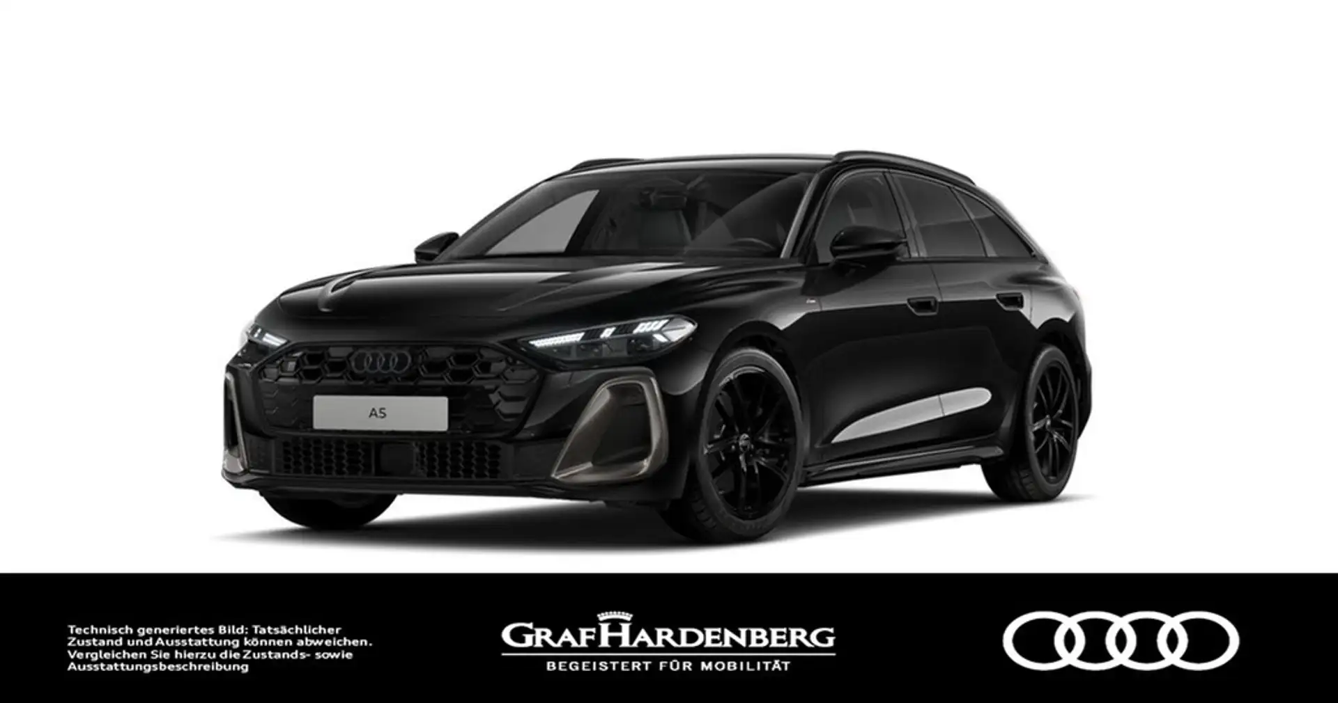 Audi A5 Avant TFSI quattro S line Matrix Navi B&O HuD Noir - 1