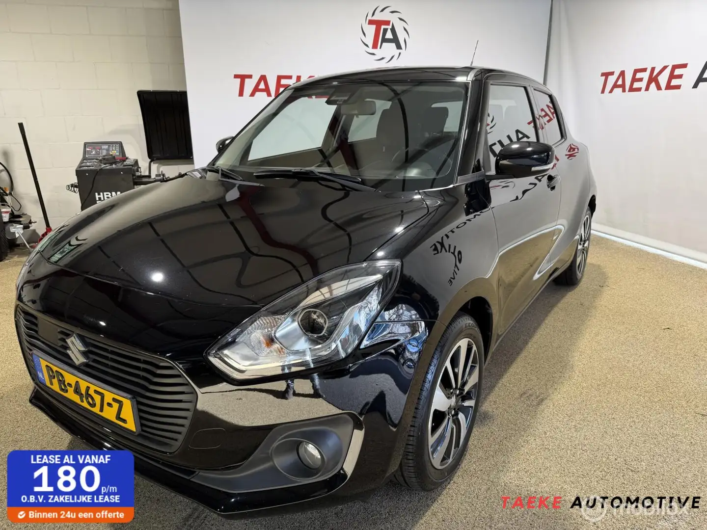 Suzuki Swift 1.2 Stijl Smart Hybrid Clima/Cruise/Cam/Nap Schwarz - 1