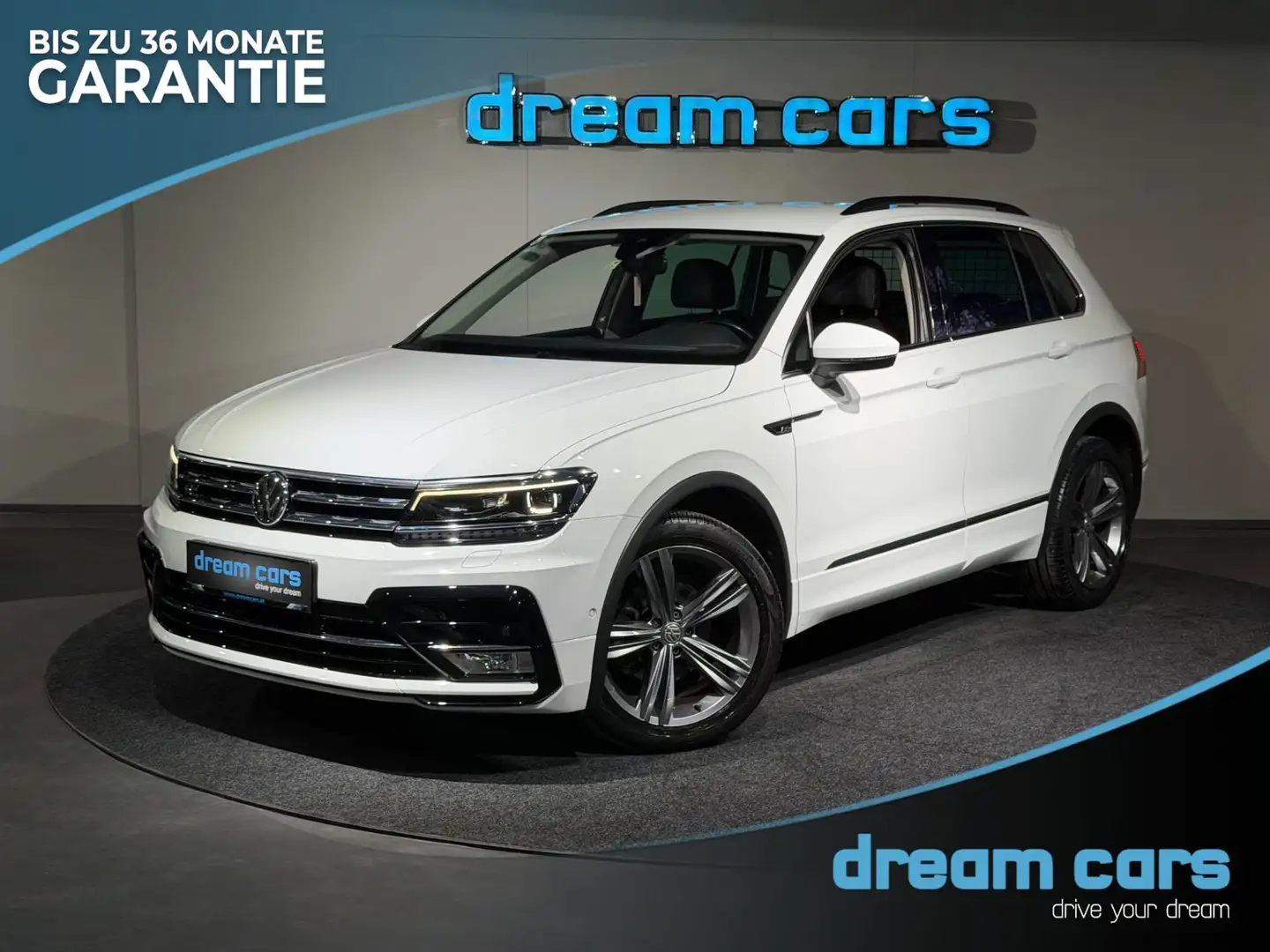 Volkswagen Tiguan 2.0 TDI R LINE / Virtual Tacho / Lane Assist / KA Weiß - 1