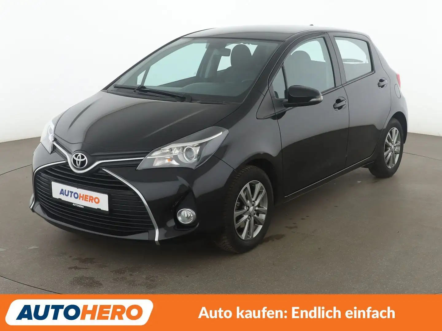 Toyota Yaris 1.0 VVT-i Comfort *KLIMA* Schwarz - 1
