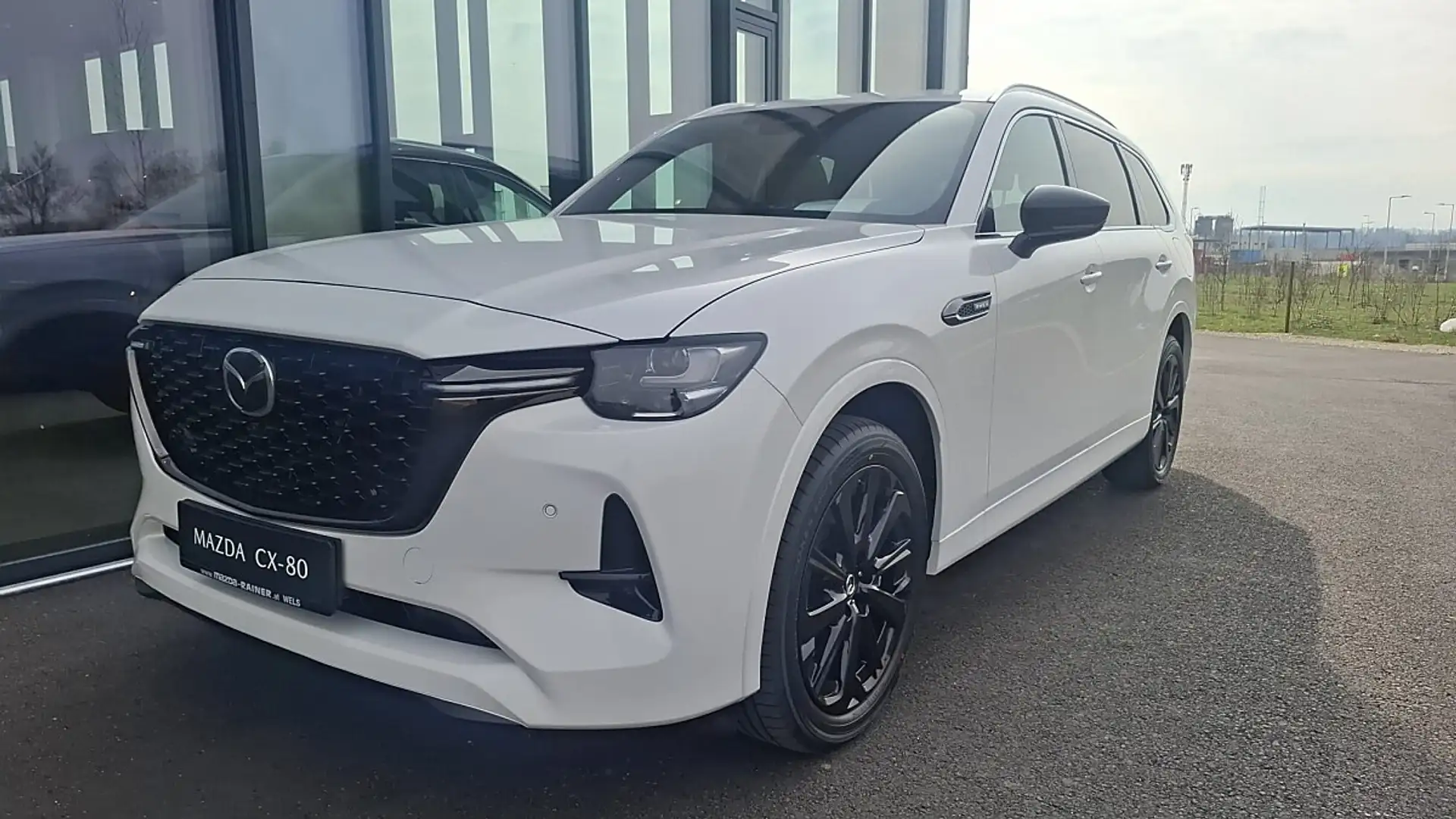 Mazda CX-80 2.5L e-SKYACTIV PHEV AWD Homura Plus Aut. Winte... Weiß - 1