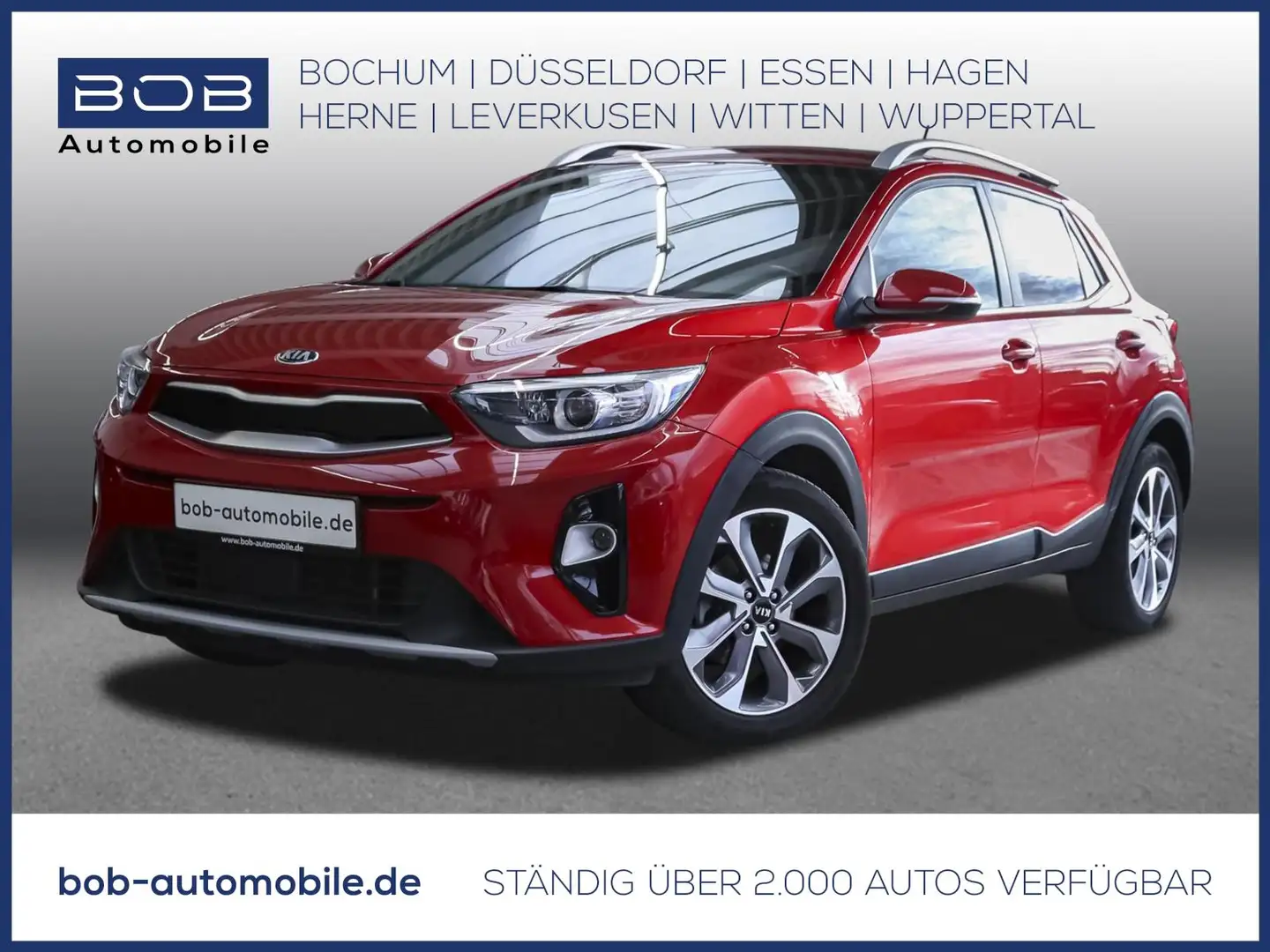 Kia Stonic 1.0 T-GDI Spirit NAVI SHZ LHZ TWA Keyless Rojo - 1