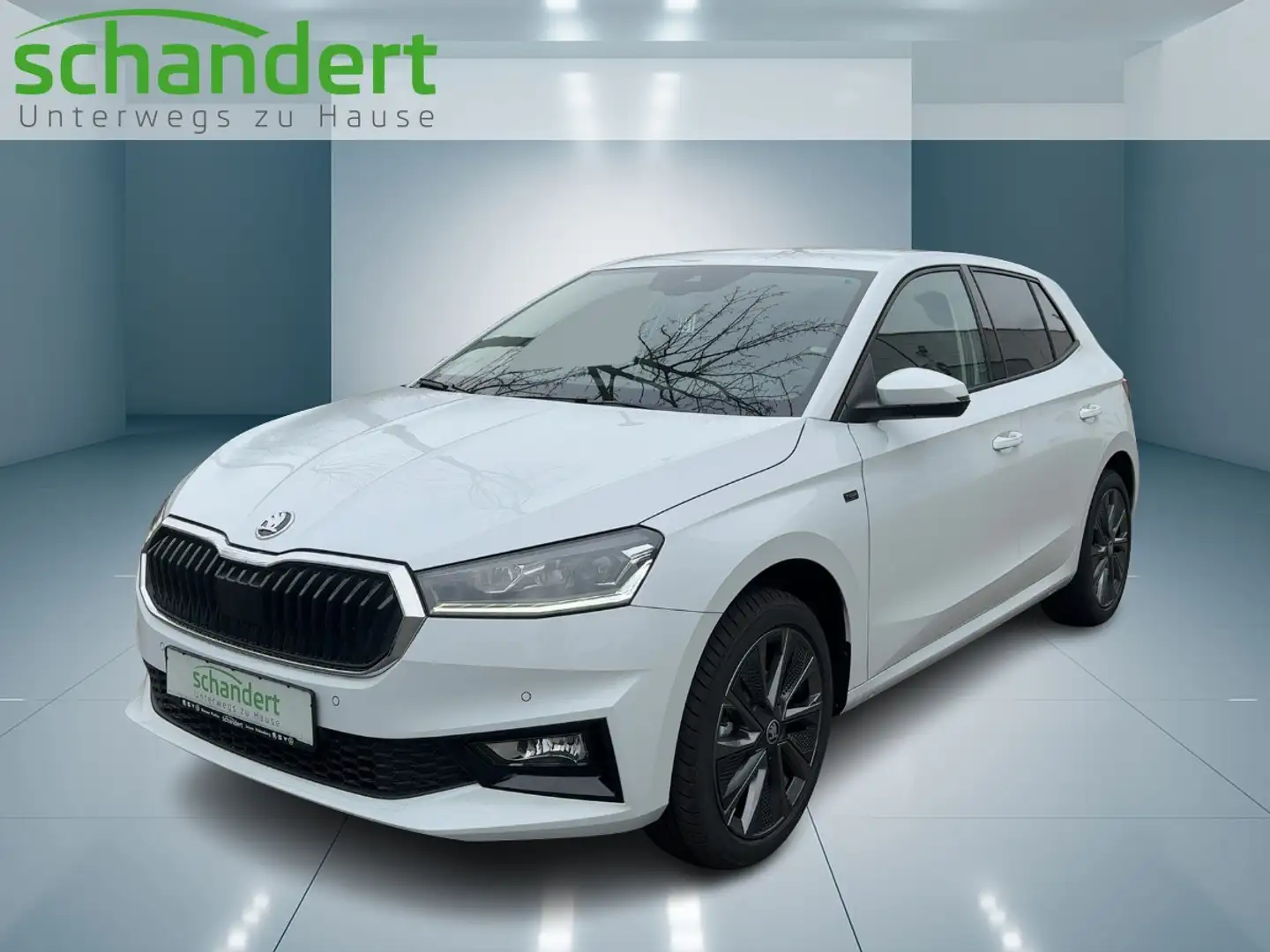Skoda Fabia 1.5 TSI Tour DSG LED Navi Klimaautomatik🚀Sofort-V Weiß - 1