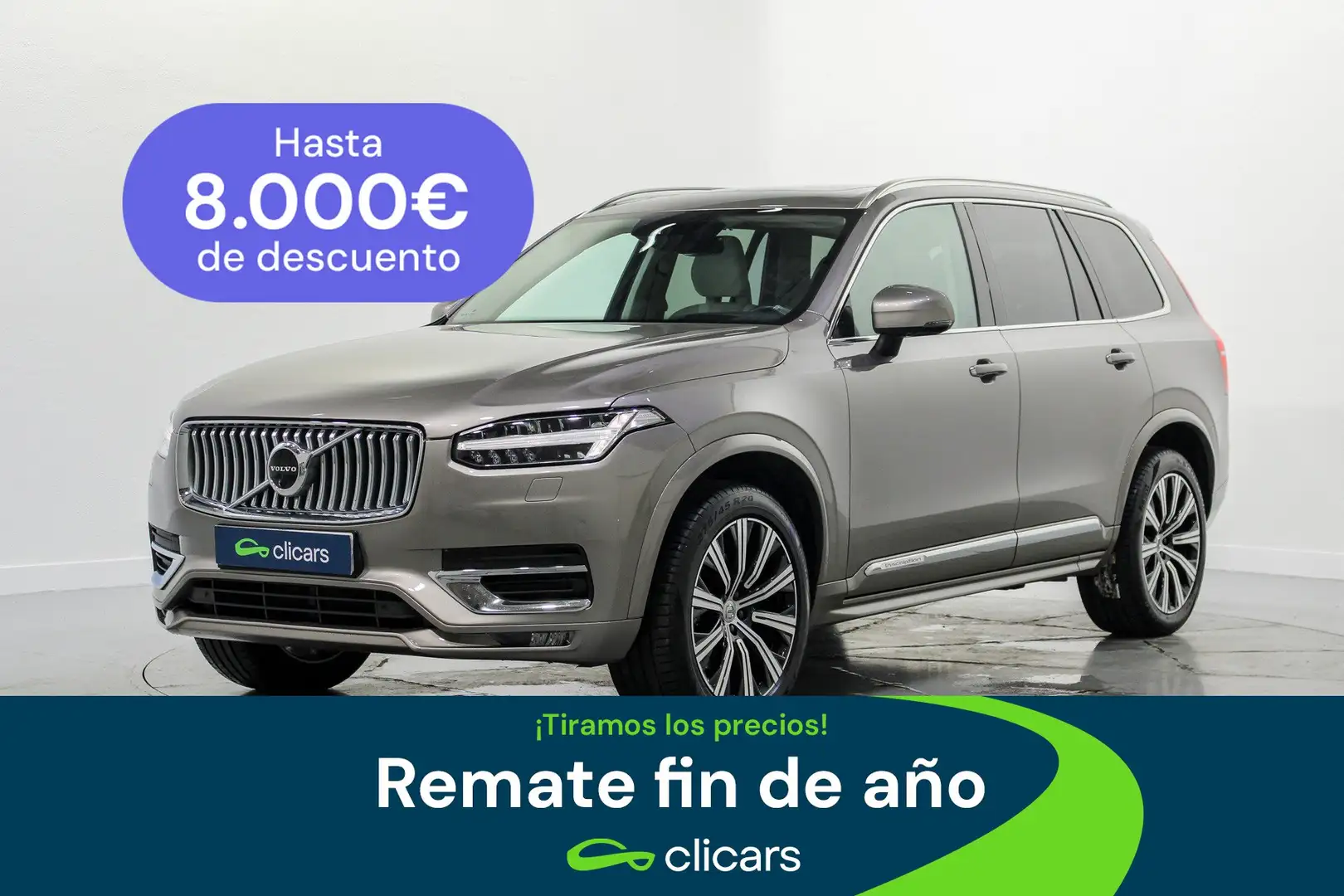Volvo XC90 B5 Inscription 7pl. AWD Aut. Gris - 1