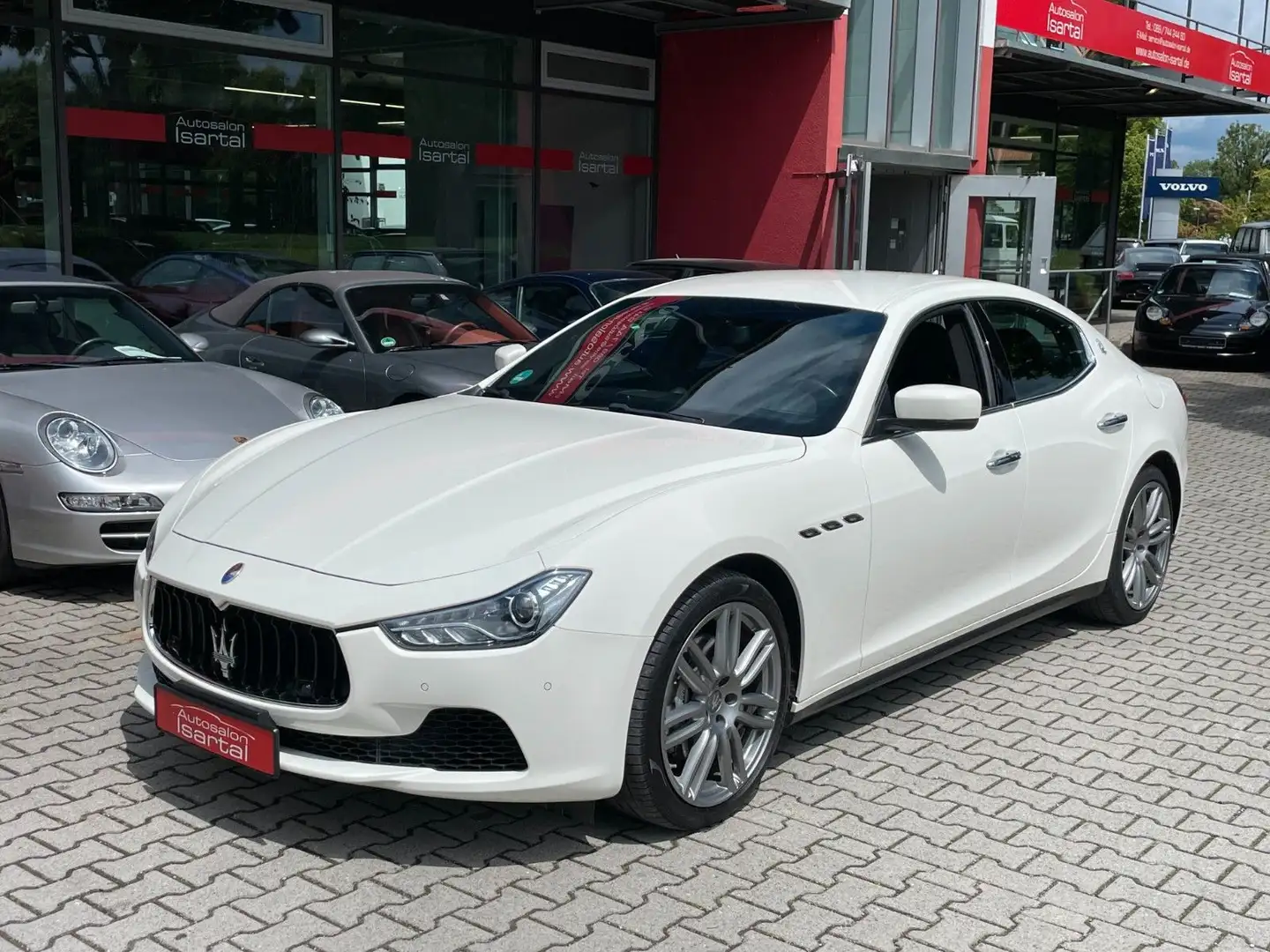 Maserati Ghibli 3.0 V6 Aut. -dt. Fzg.- Bestzustand ! Weiß - 1