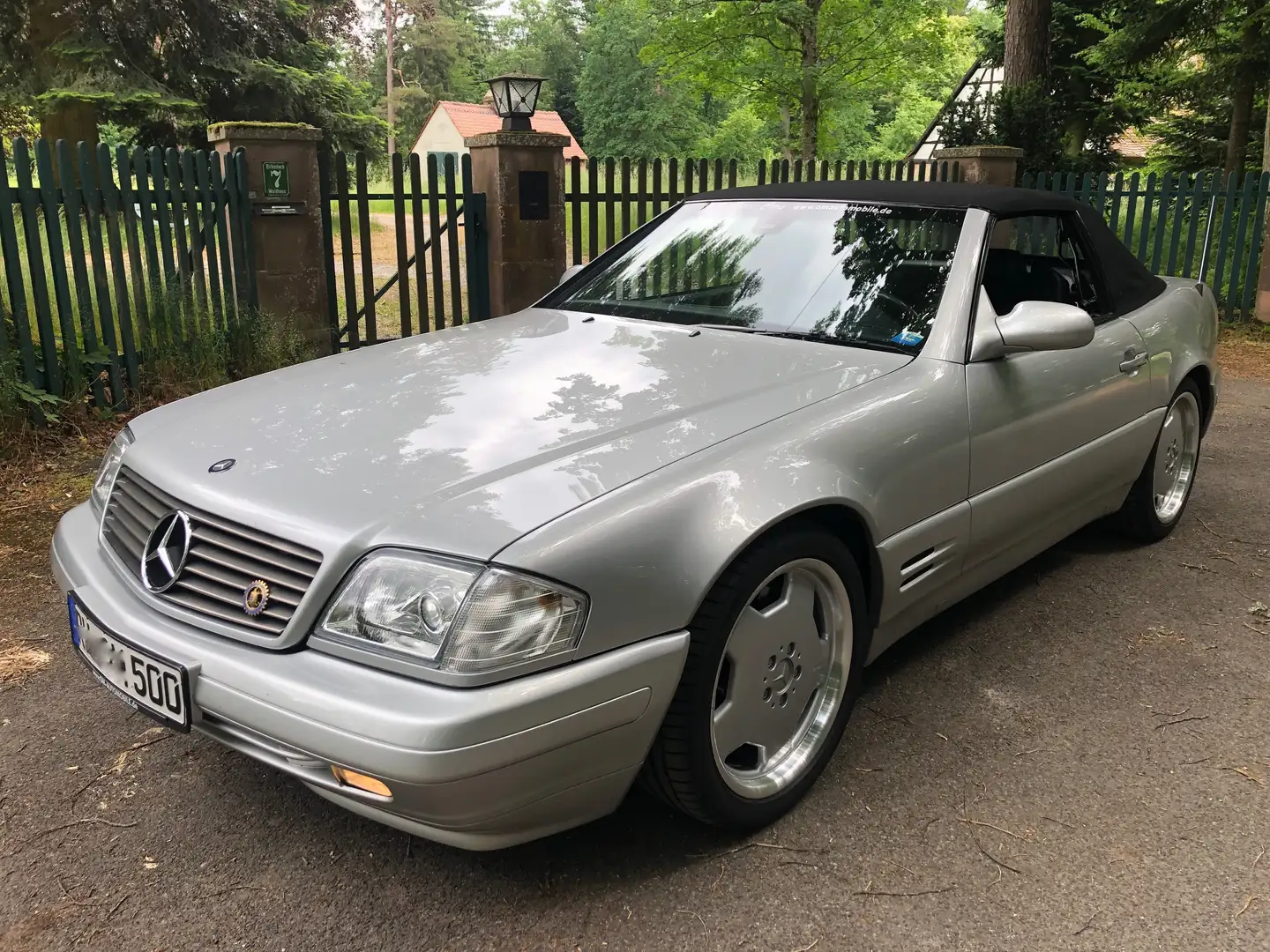 Mercedes-Benz SL 500 *Erstlack*2.Hand*AMG 18J * Plateado - 1
