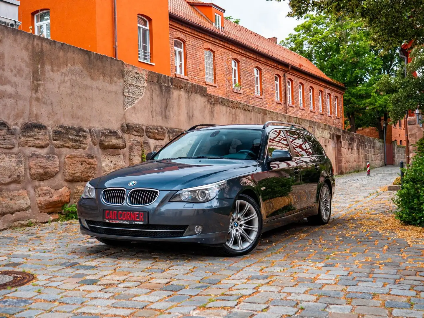 BMW 525 5 Touring 525d TÜV NEU Gris - 1
