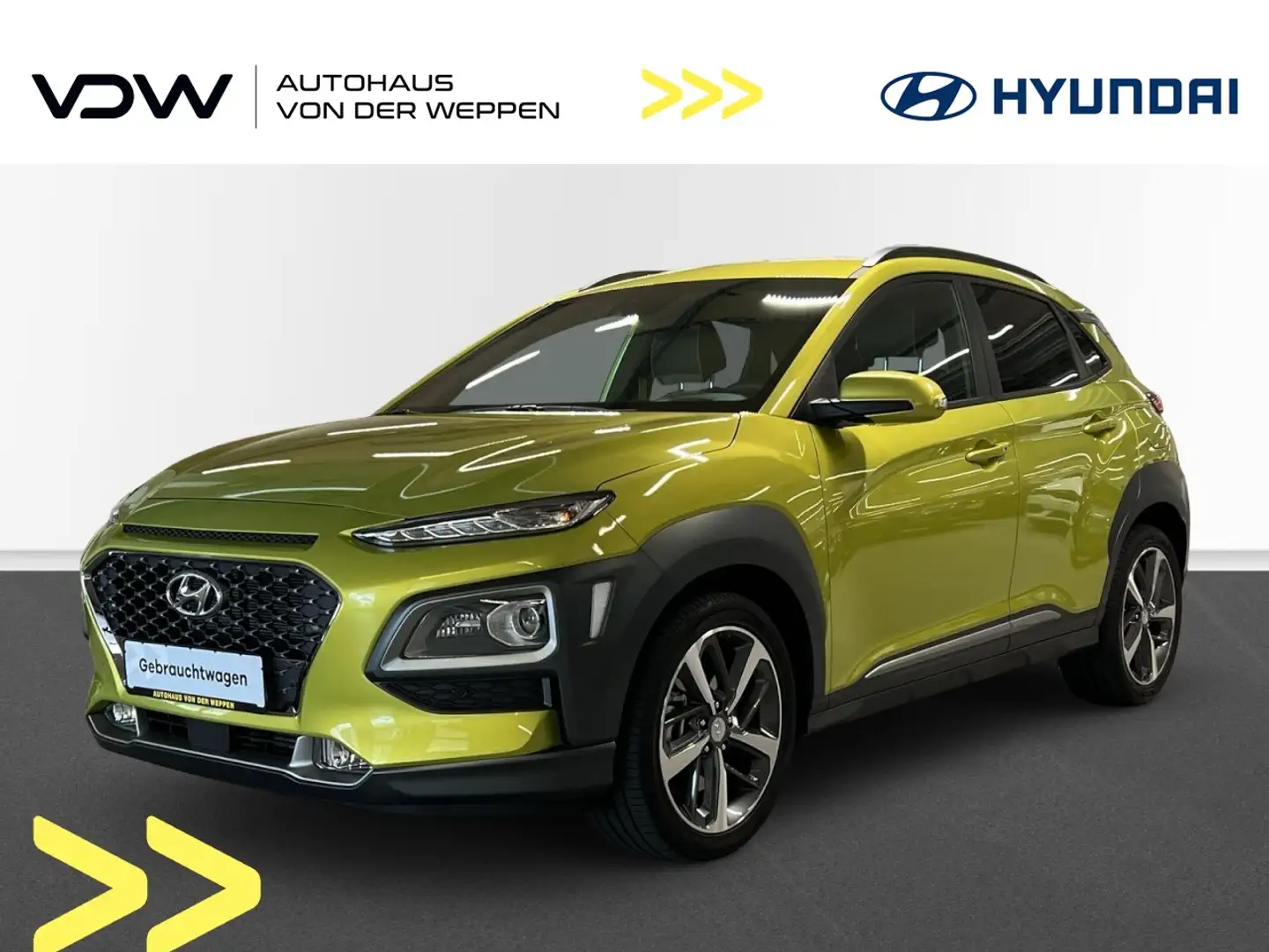 Hyundai KONA Style 4WD Klima Navi Leder Rückfahrkamera Giallo - 1