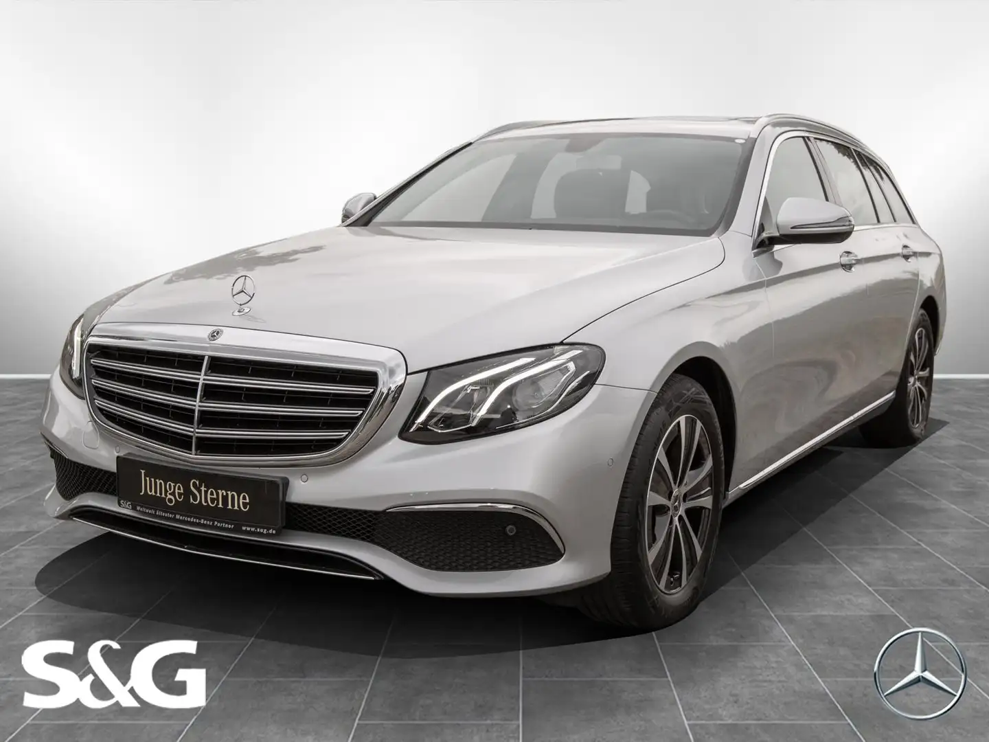 Mercedes-Benz E 200 T EXCLUSIVE RüKam+Totwink+MBUX+SHD+Sitzhzg Silber - 1