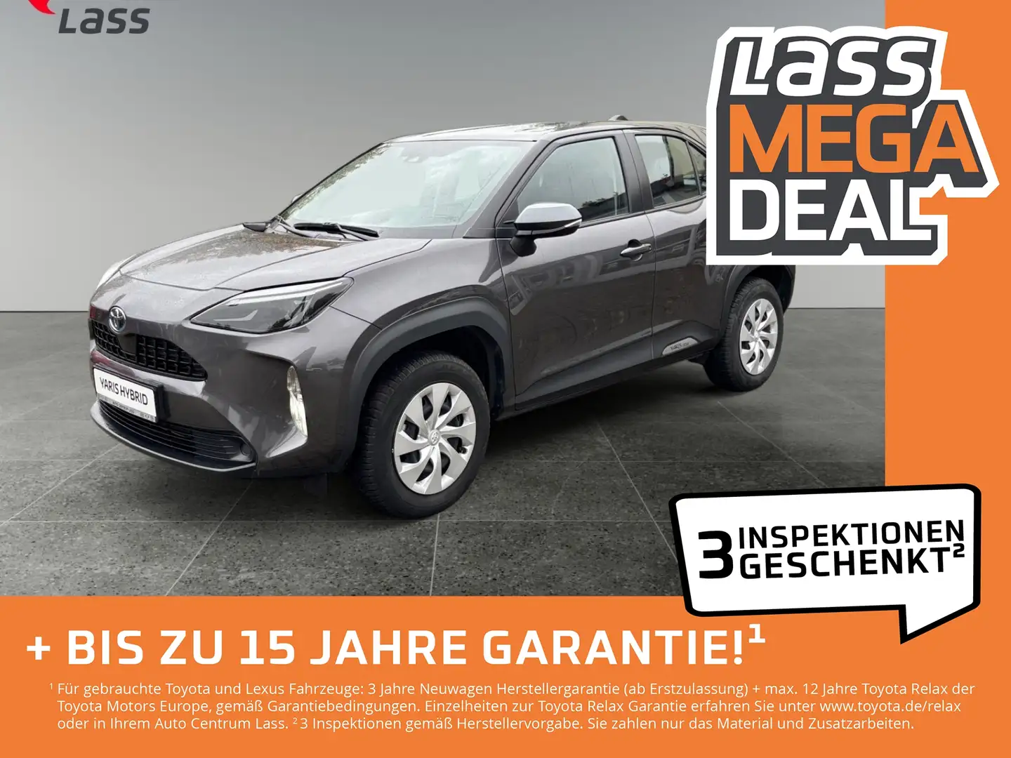 Toyota Yaris Cross 1.5 Business Ed. +Allwetter+Navi Grijs - 1