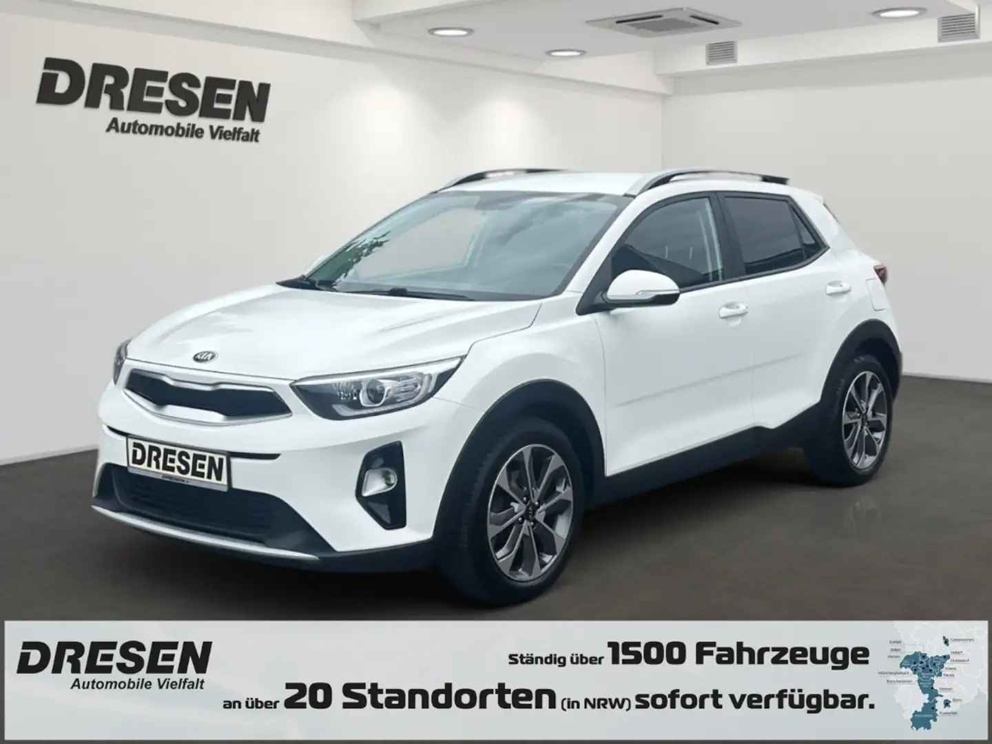 Kia Stonic Vision 1,4l Navi Klimaautom DAB SHZ LenkradHZG Spu Wit - 1
