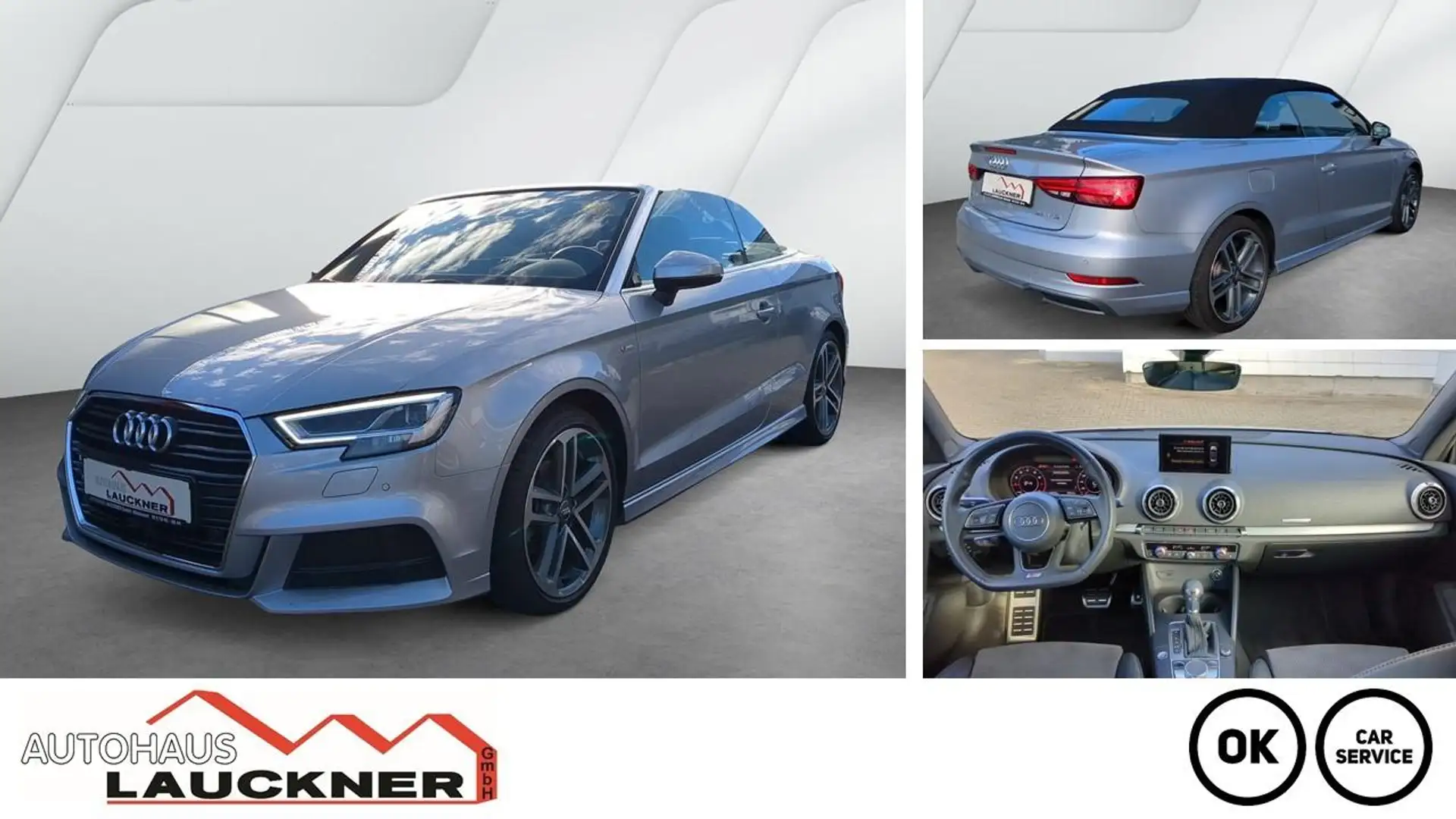 Audi Cabriolet A3 Cabriolet 35 TFSI sport DSG S-Line/Matrix/AHK Gri - 1