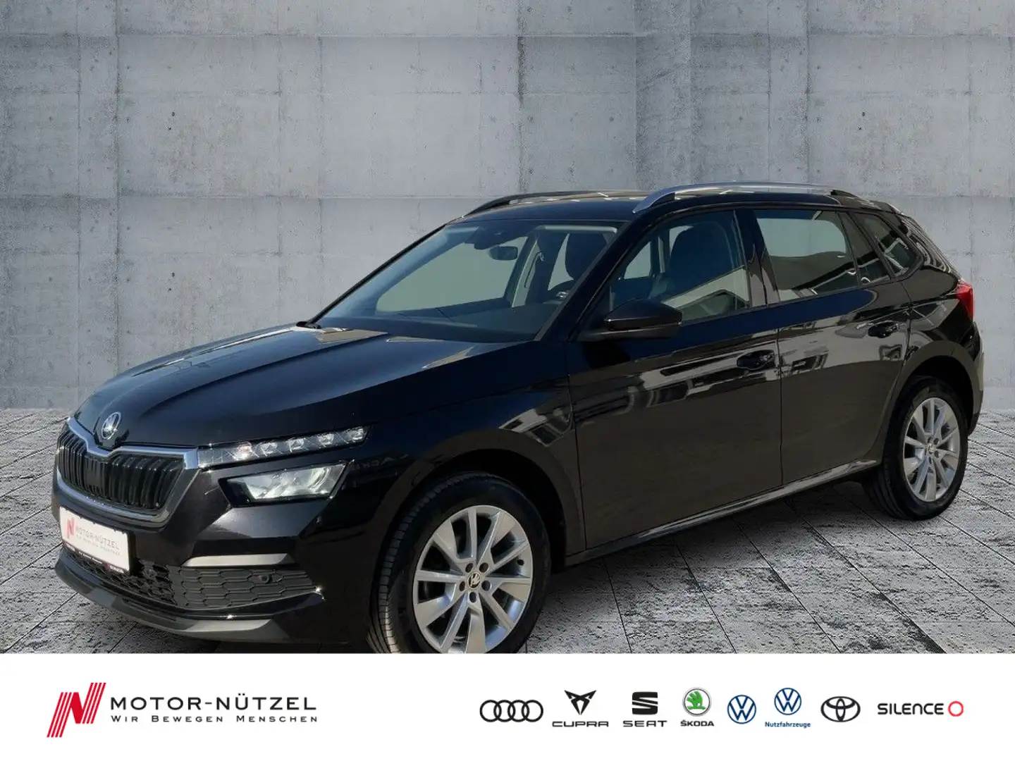 Skoda Kamiq 1.0 TSI STYLE LED+NAV+SHZ+2xPDC+VC+17"LM Schwarz - 1