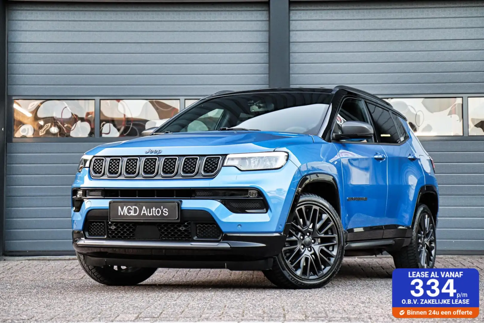 Jeep Compass 4xe Plug-in Hybrid Electric Night Eagle /KEYLESS/C Blauw - 1