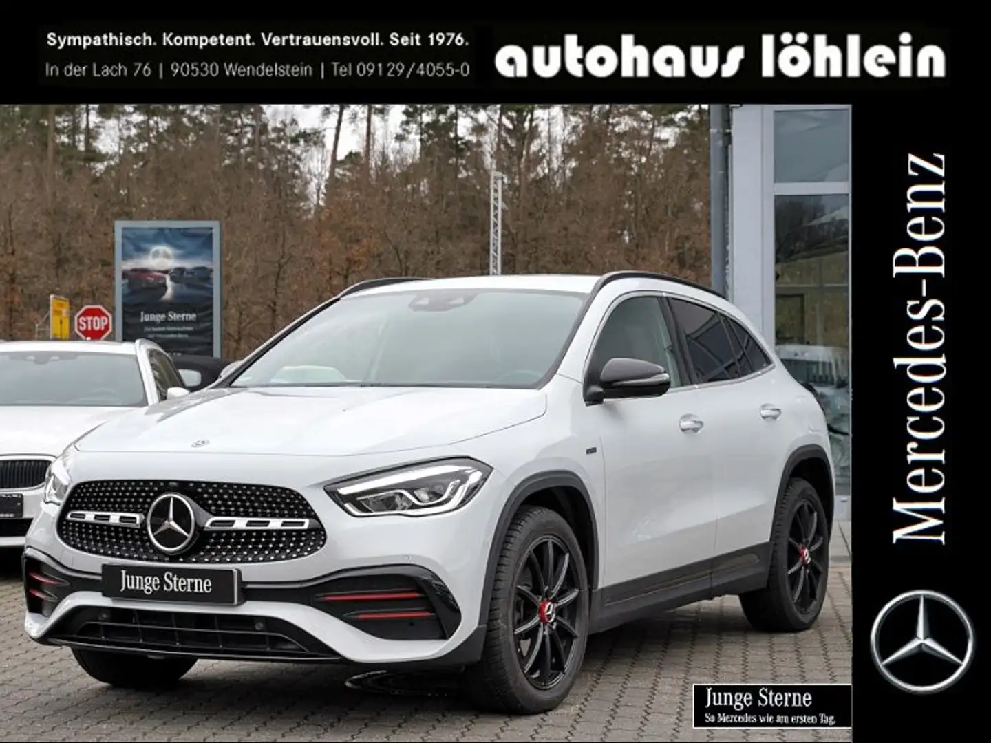 Mercedes-Benz GLA 250 e AMG BURMESTER+DISTRONIC+HUD+AHK+EDITION Weiß - 1