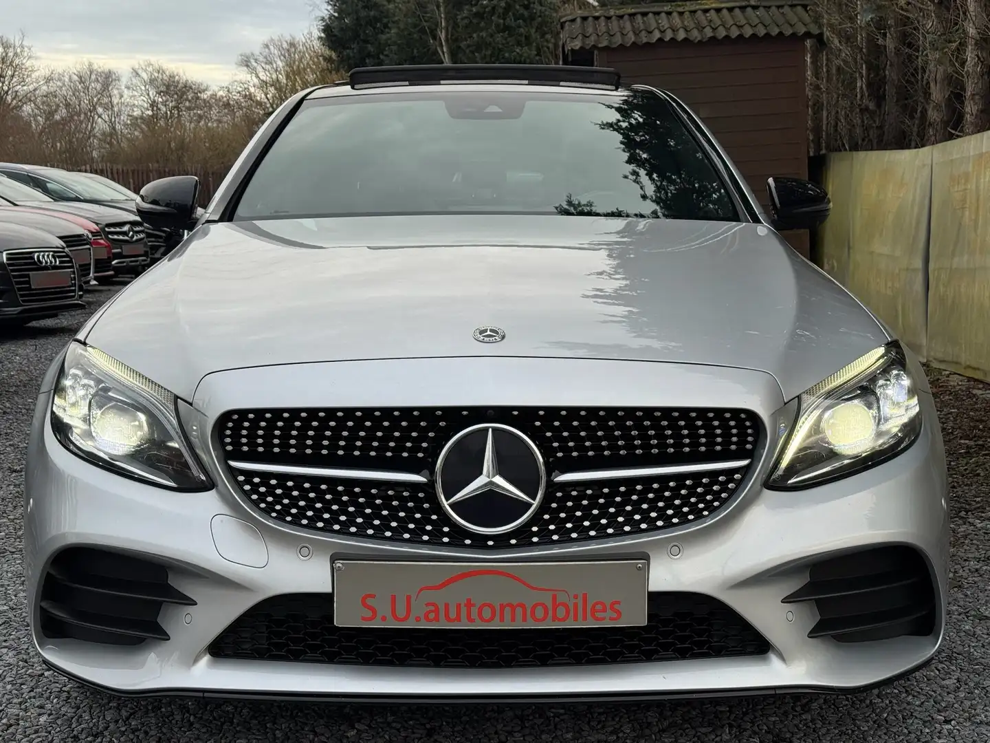 Mercedes-Benz C 200 d AUTO- AMG- FULL- PANO CUIR Multi Beam GAR12mois Silber - 2