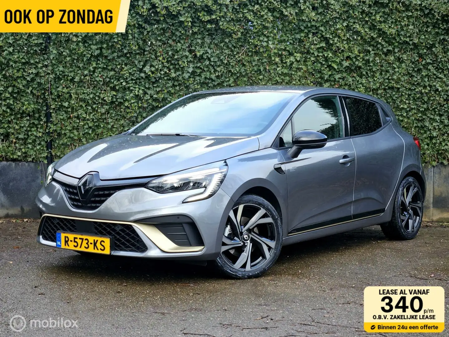 Renault Clio RS-Line 1.6 E-Tech | Hybride | Camera | NAP Grau - 1