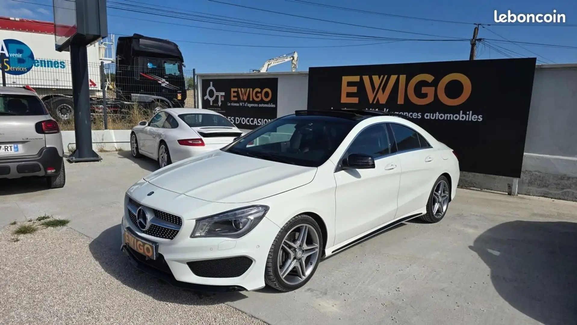 Mercedes-Benz CLA 220 Classe Mercedes COUPE 2.2 220 CDI 170 FASCINATION  Blanc - 1