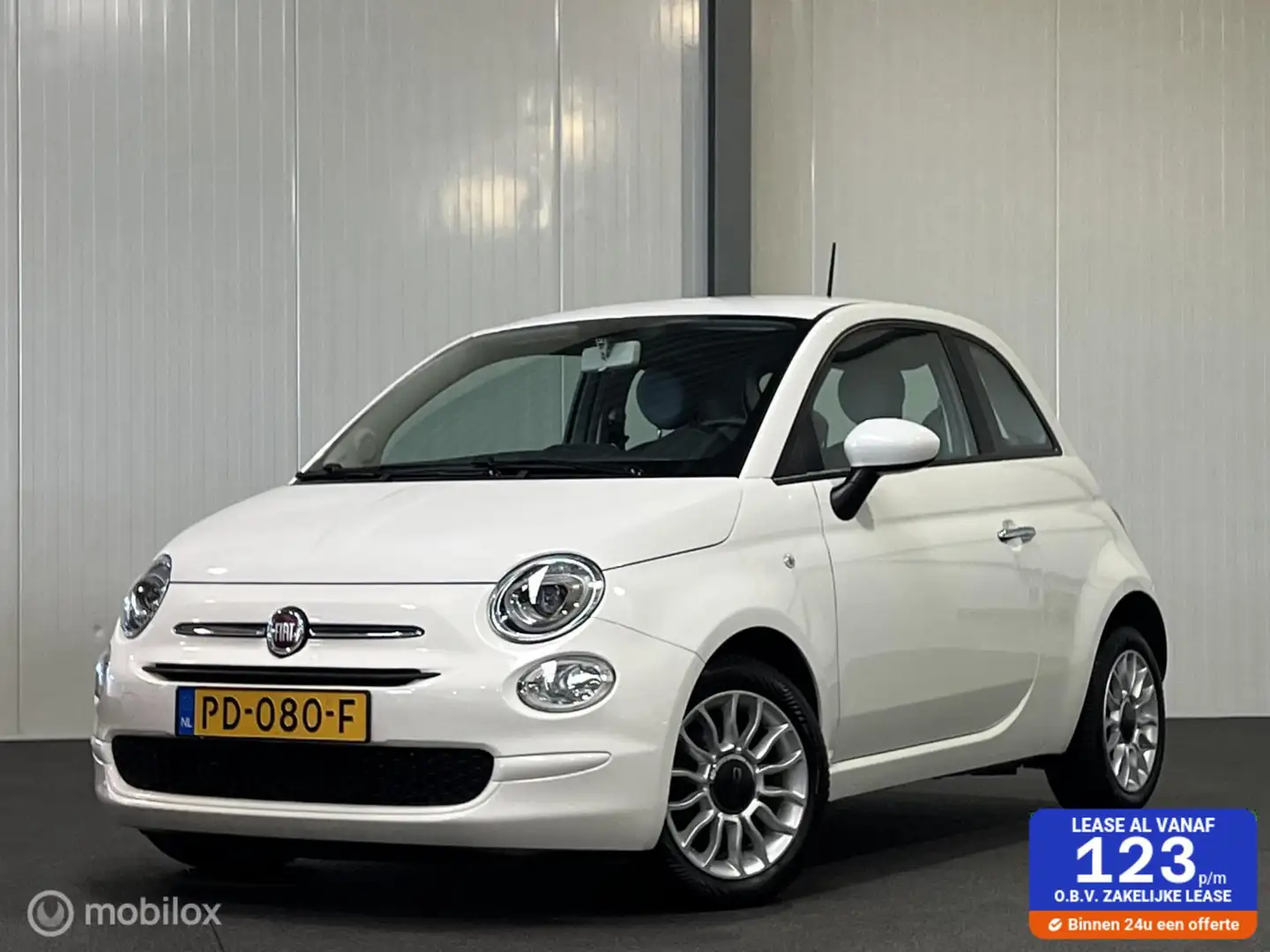 Fiat 500 0.9 TwinAir Turbo Popstar [ NAP cruise LM ] Weiß - 1