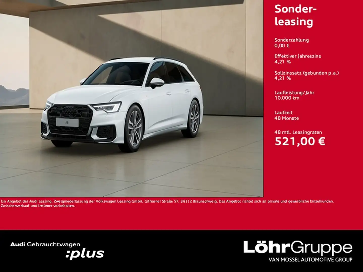 Audi A6 Avant 45 TFSI S line Matrix ACC Kamera Headup Weiß - 1