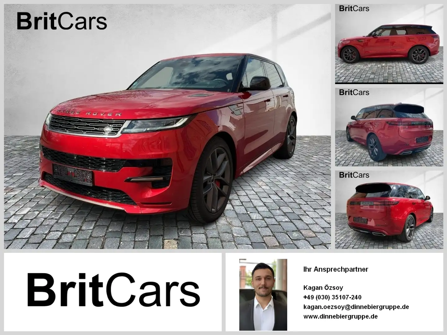 Land Rover Range Rover Sport P460 Dynamic SE Rouge - 1