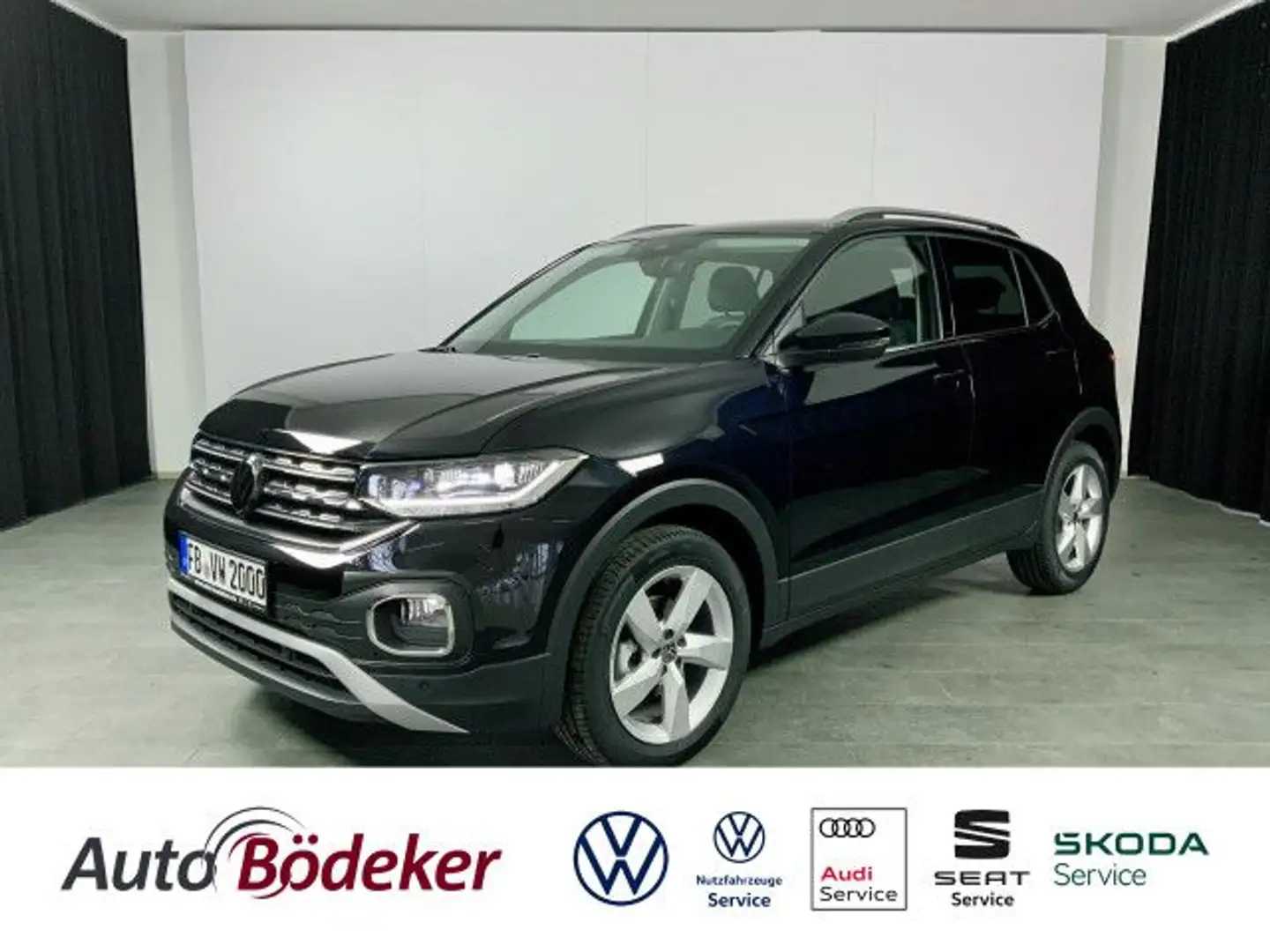 Volkswagen T-Cross Style 1.0 l TSI DSG Bluetooth Navi LED Schwarz - 1