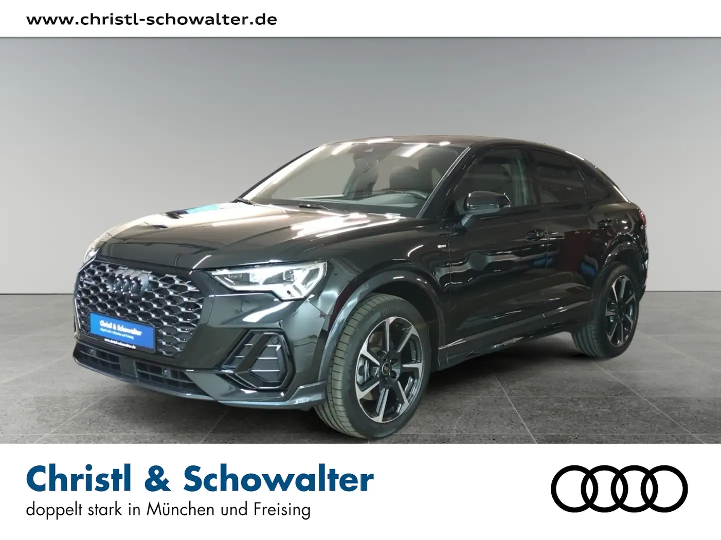 Audi Q3 Sportback 40 TFSI quattro S line AHK LED PANO Schwarz - 1