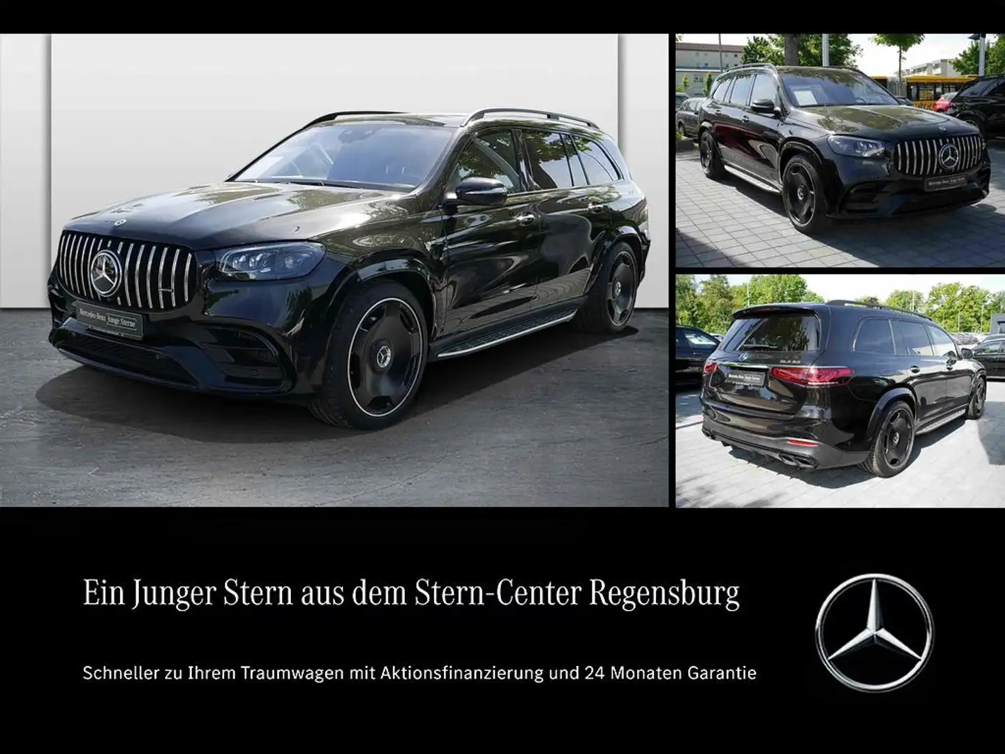 Mercedes-Benz GLS 63 AMG 4M+DIST+HUD+MASSAGE+STANDH+Burmester® Czarny - 1