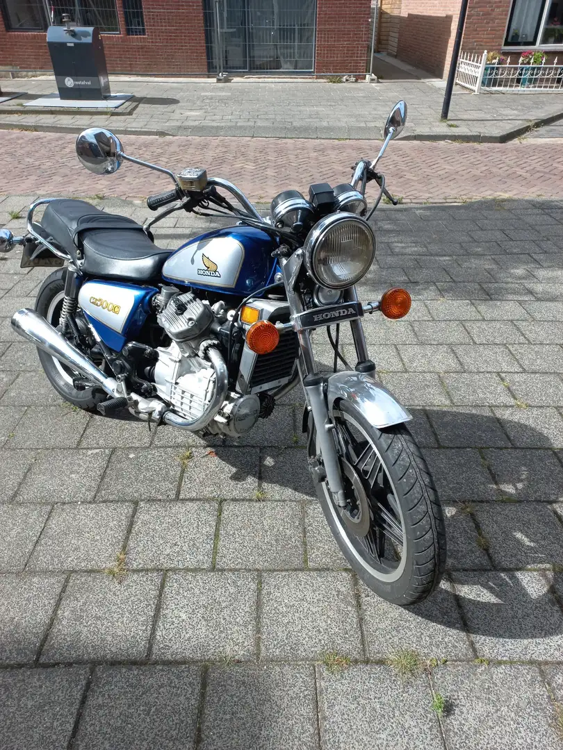 Honda CX 500 Blauw - 1