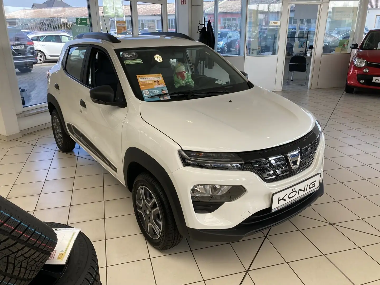 Dacia Spring Business Automatik Klima*Navi*Rückfahrcam Weiß - 2