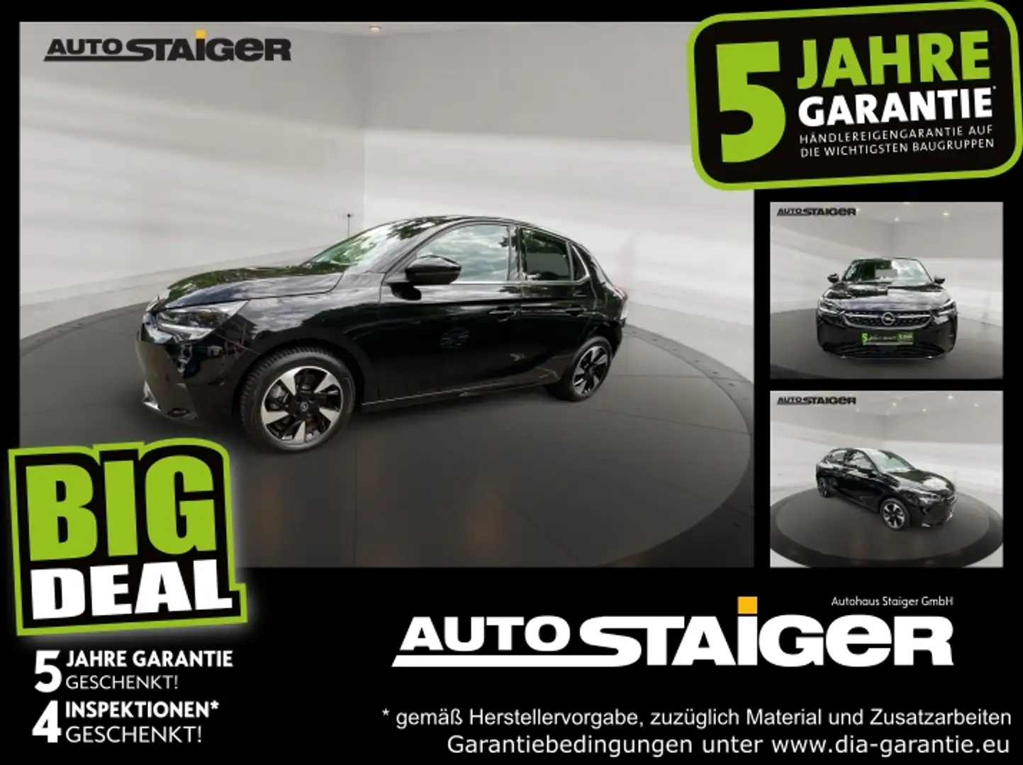 Opel Corsa F e Elegance 11 kW OBC Rückfahrkamera Schwarz - 1