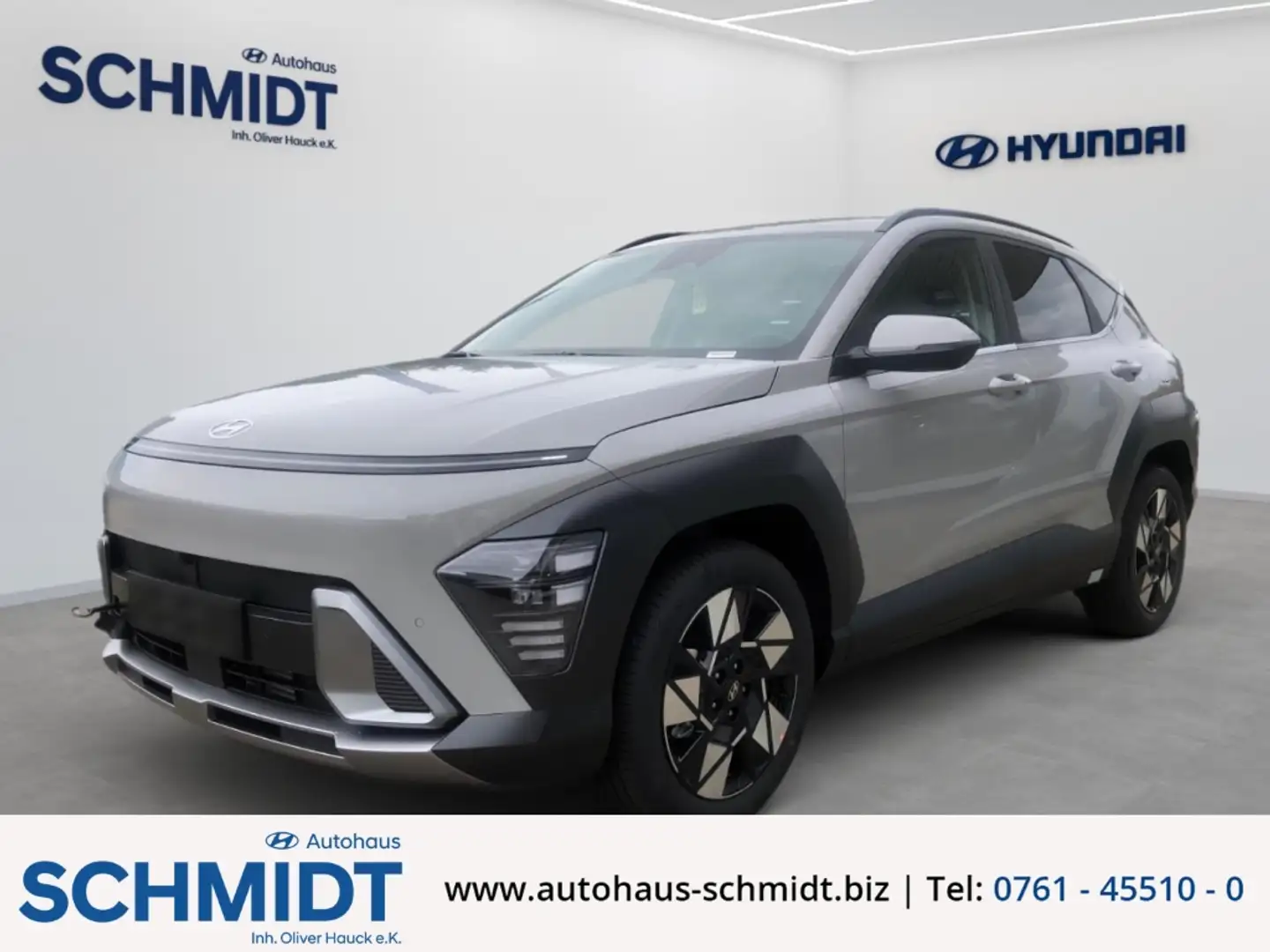 Hyundai KONA Prime 2WD 1.6 T-GDI EU6e Navi Digitales Cockpit So Grau - 1
