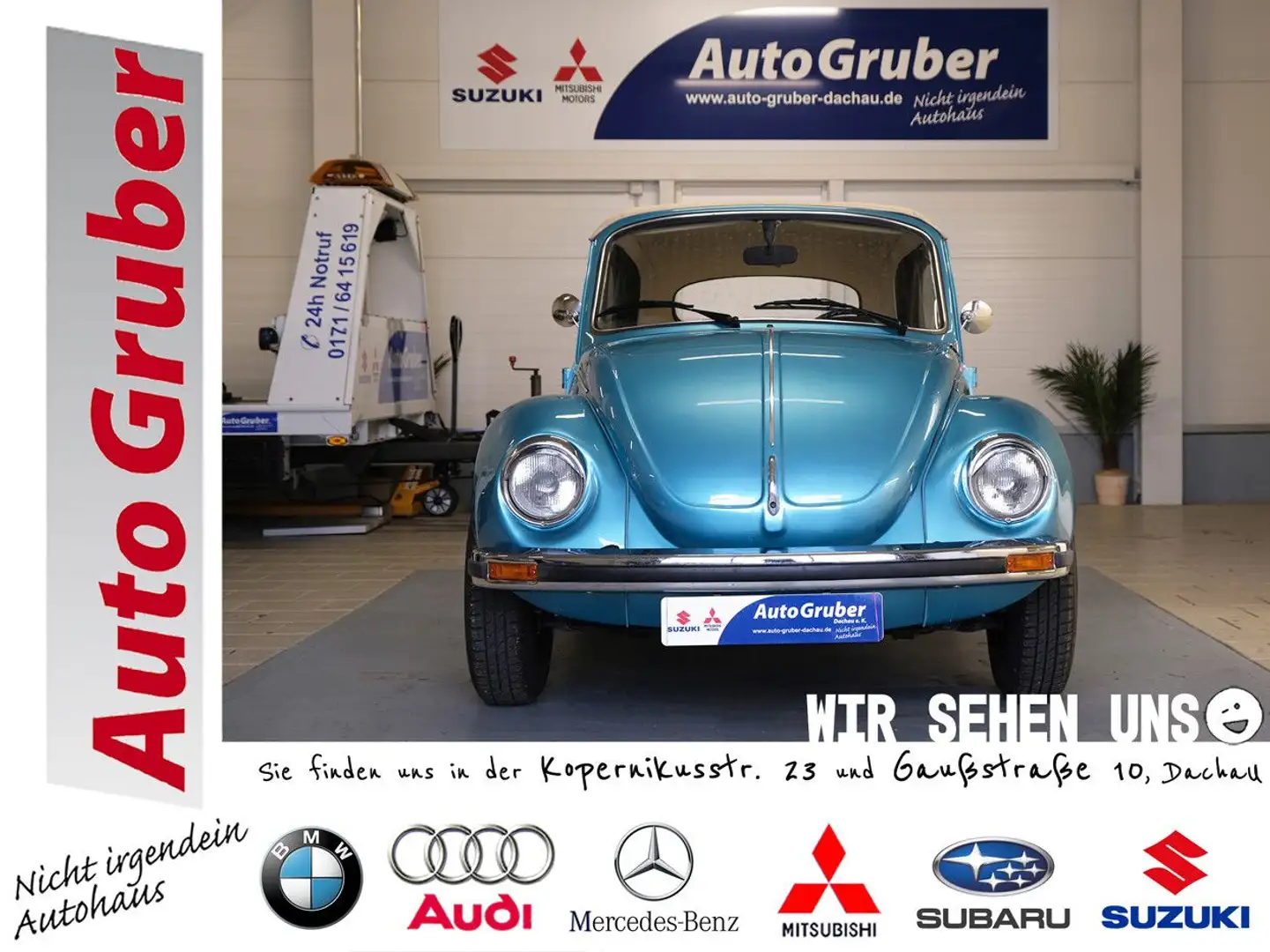 Volkswagen Käfer 1303 LS Cabriolet Gutachten Zustand 1 Kék - 1