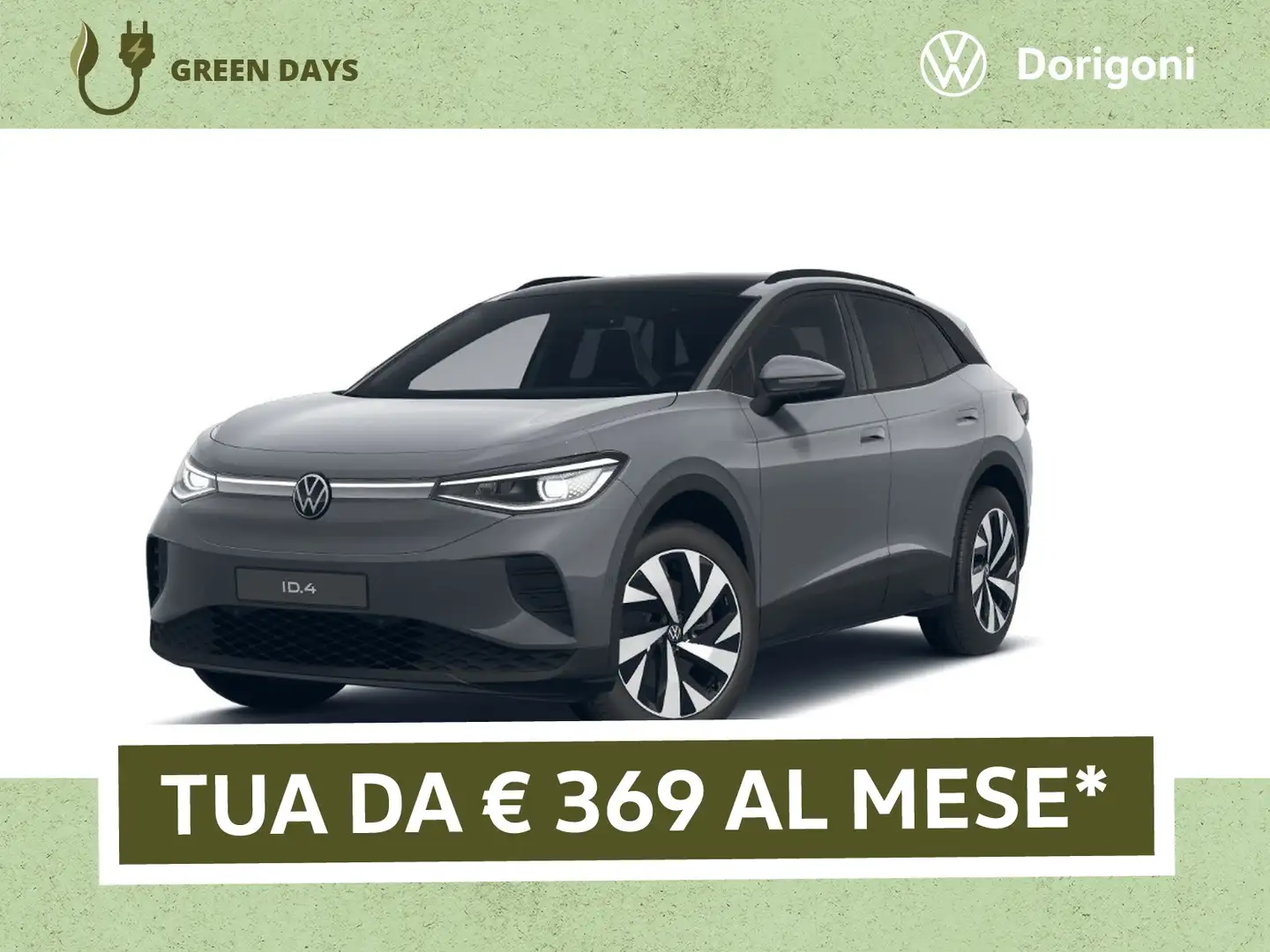 Volkswagen ID.4 77 kwh pro edition plus 4motion 286cv Grigio - 1