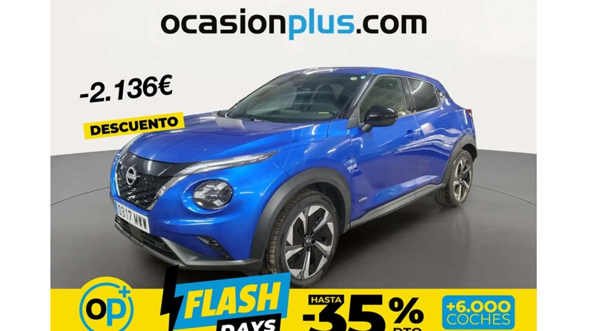 Nissan Juke 1.6 Hybrid N-Connecta Auto Blau - 1