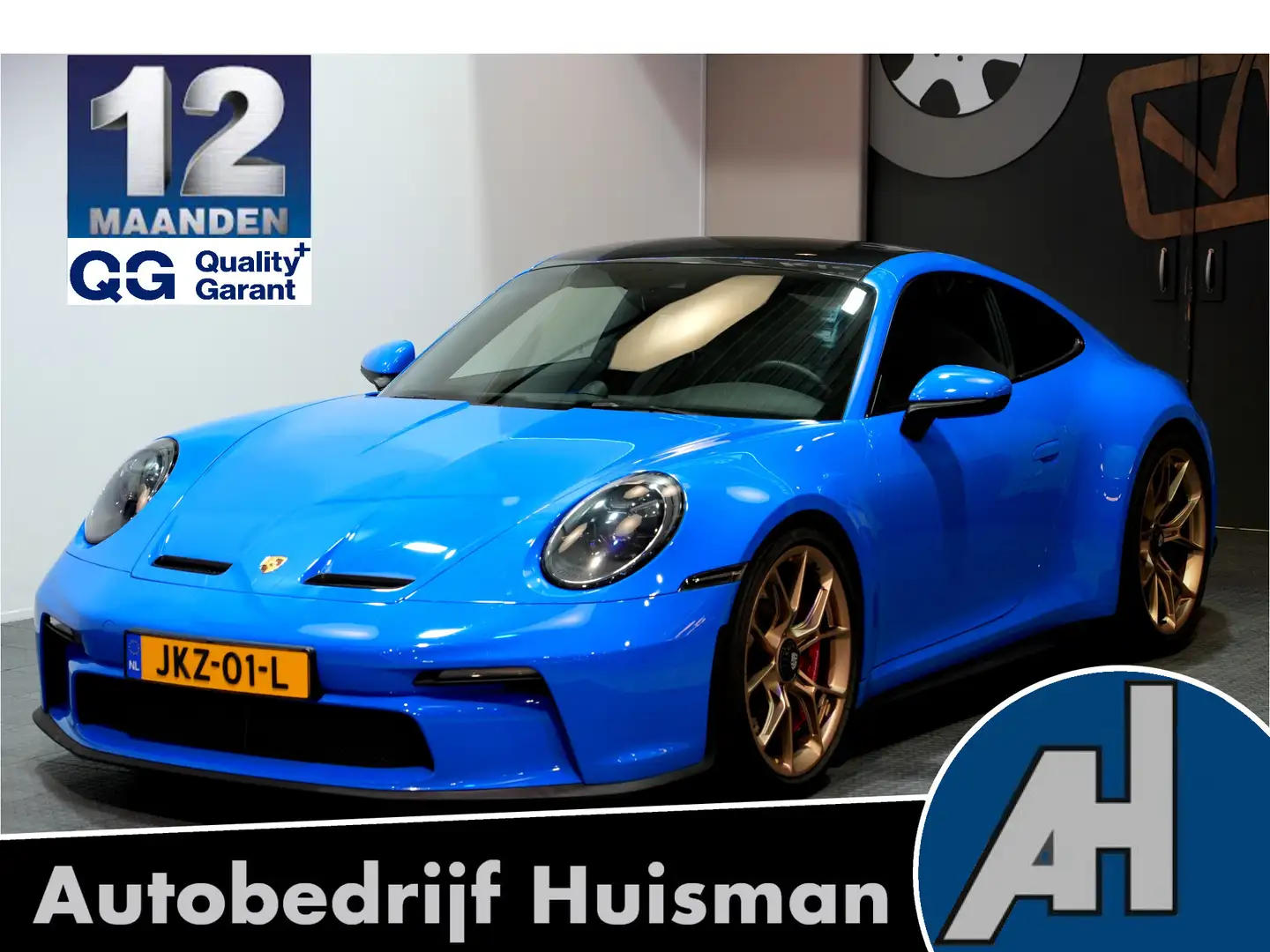Porsche 992 4.0 GT3 Touring 375kW/510pk PDK7 FULL XPELL + FRON Blauw - 1