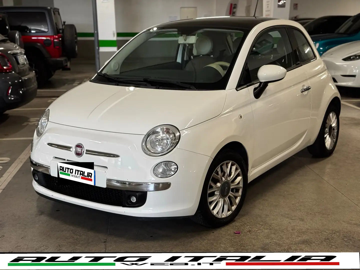 Fiat 500 500 1.3 mjt 16v Lounge 95cv#PELLEFRAU#C.LEGA#CLIMA Bílá - 1