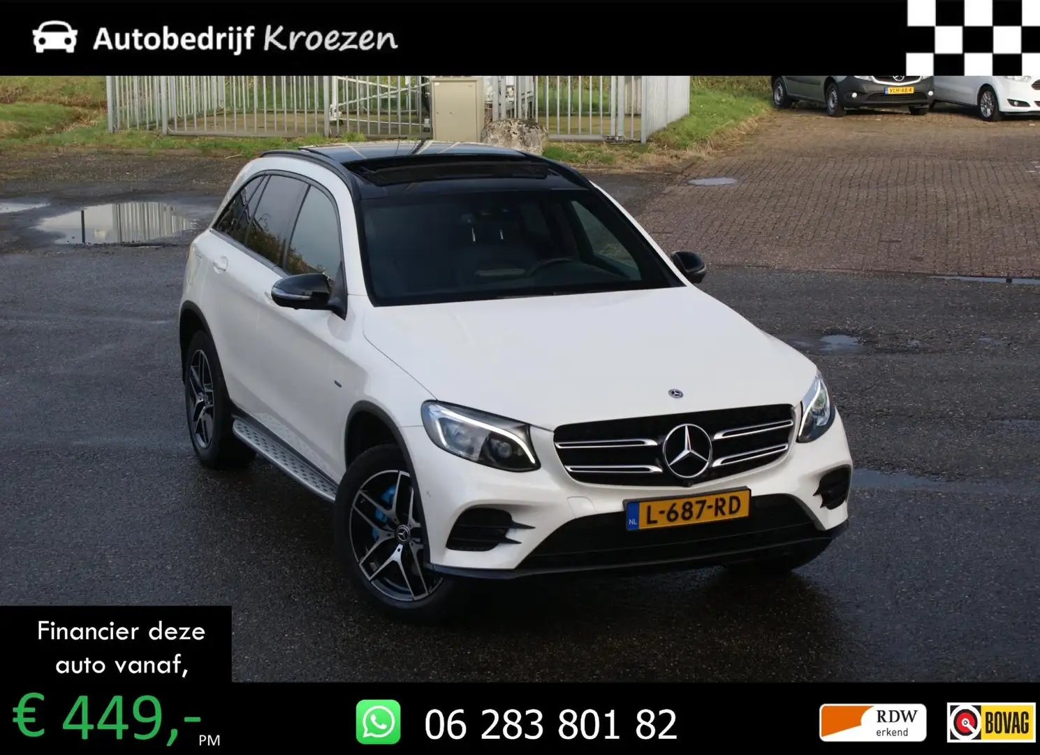 Mercedes-Benz GLC 350 350e 4MATIC Premium Plus ///AMG Pakket | Pano | Ni Blanc - 1