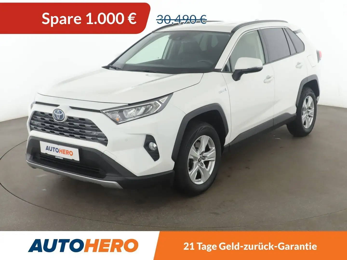 Toyota RAV 4 2.5 Hybrid 4x2 Business Edition Aut* NAVI*LED*ACC* Weiß - 1