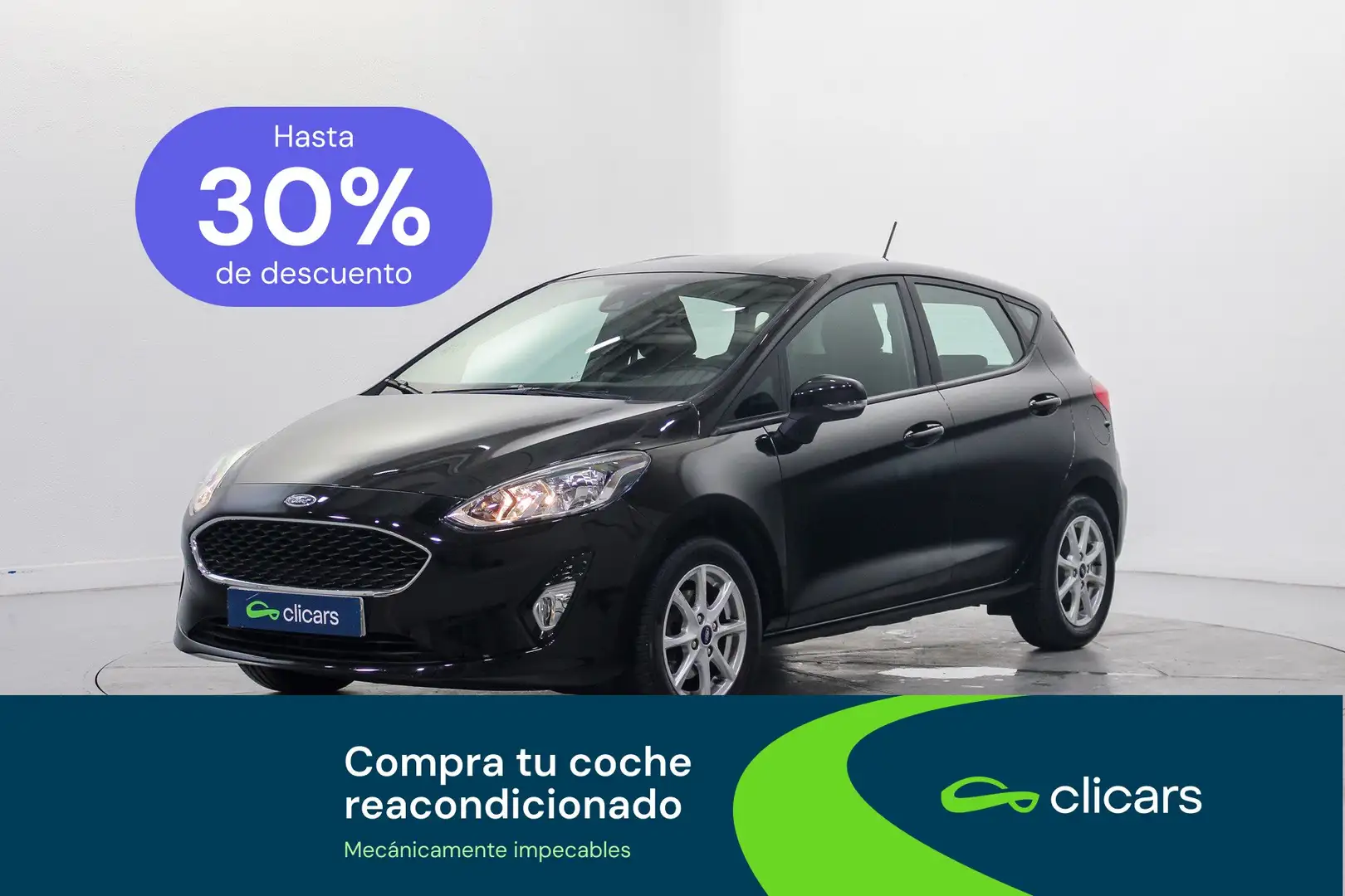 Ford Fiesta 1.1 Ti-VCT Trend Negro - 1