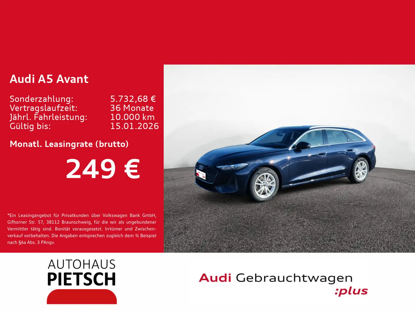 Audi A5 TFSI S-tronic Blau - 1